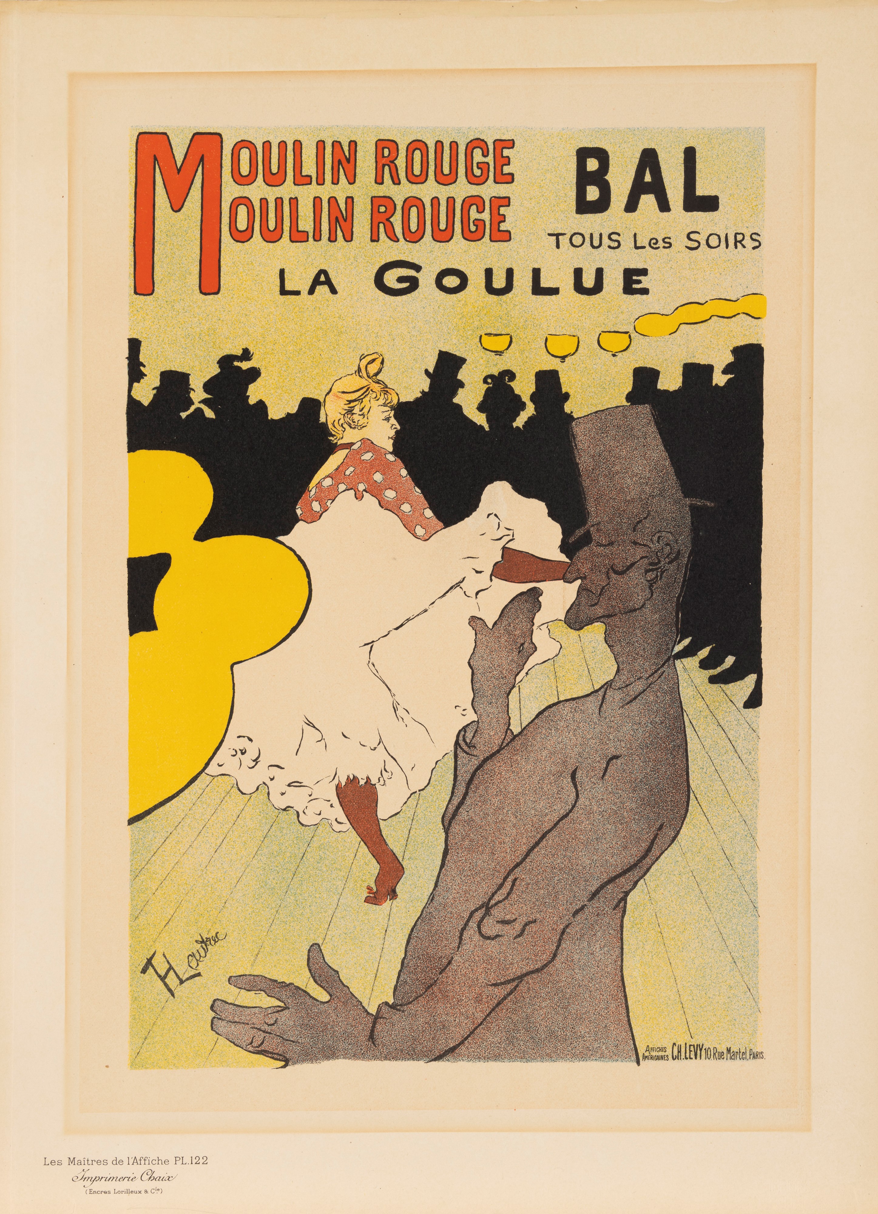Henri De Toulouse-lautrec - Moulin Rouge Bal & Jardin De Paris - Les Maîtres De L’affiches