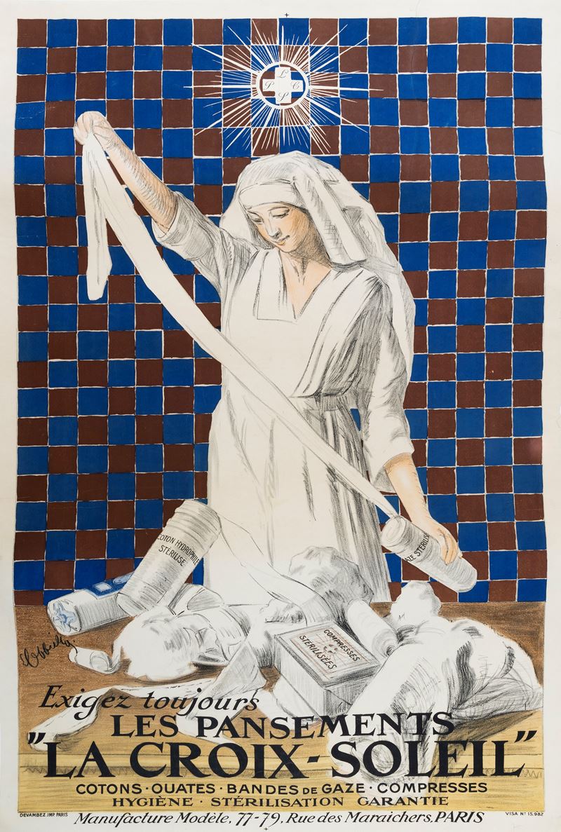 Leonetto Cappiello : La Croix - Soleil.  - Auction Vintage Posters and Collectibles - Cambi Casa d'Aste