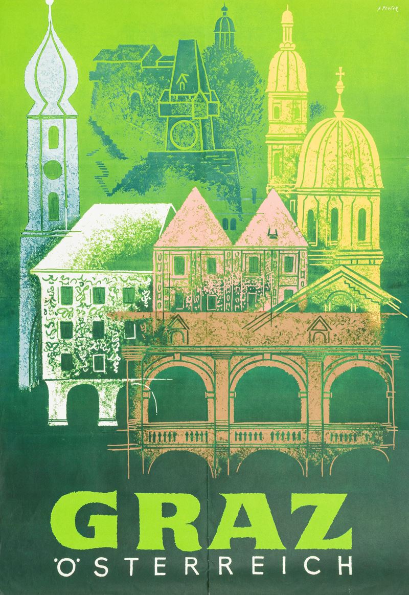 A.Ploćek : Graz Osterreich  - Auction Vintage Posters and Collectibles - Cambi Casa d'Aste