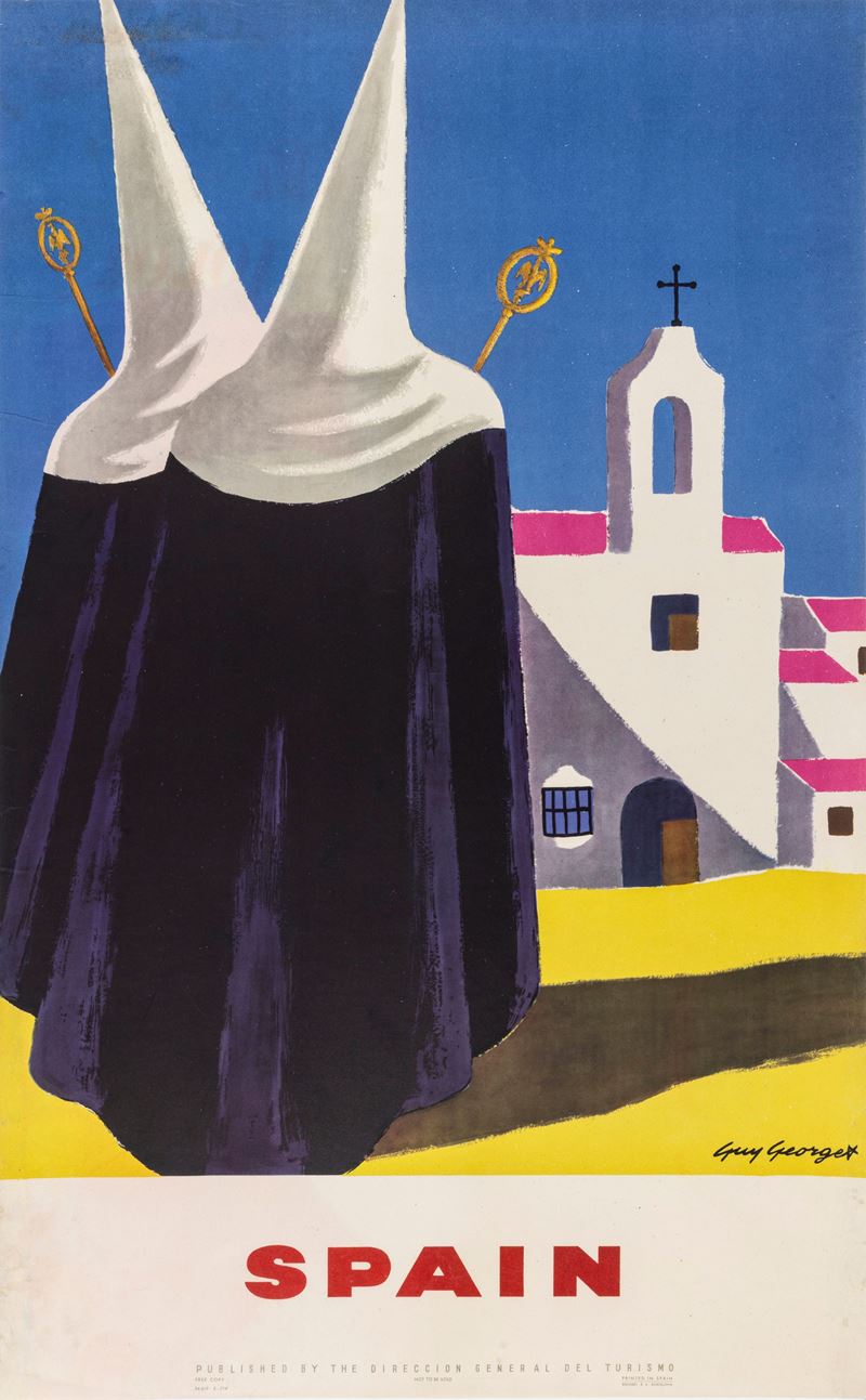 Georget Guy : Spain  - Auction Vintage Posters and Collectibles - Cambi Casa d'Aste