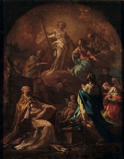 Trionfo di Cristo, olio su tela