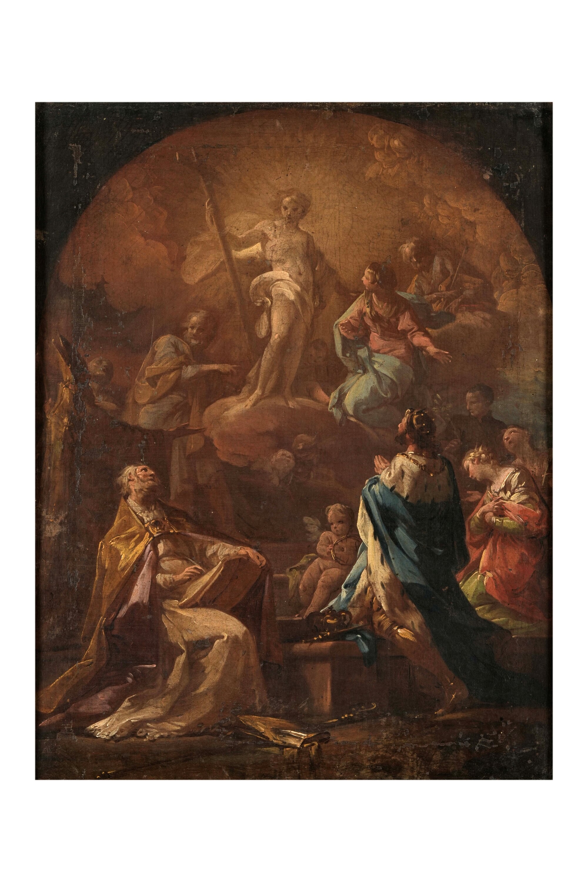 Corrado Giaquinto - Trionfo di Cristo, olio su tela