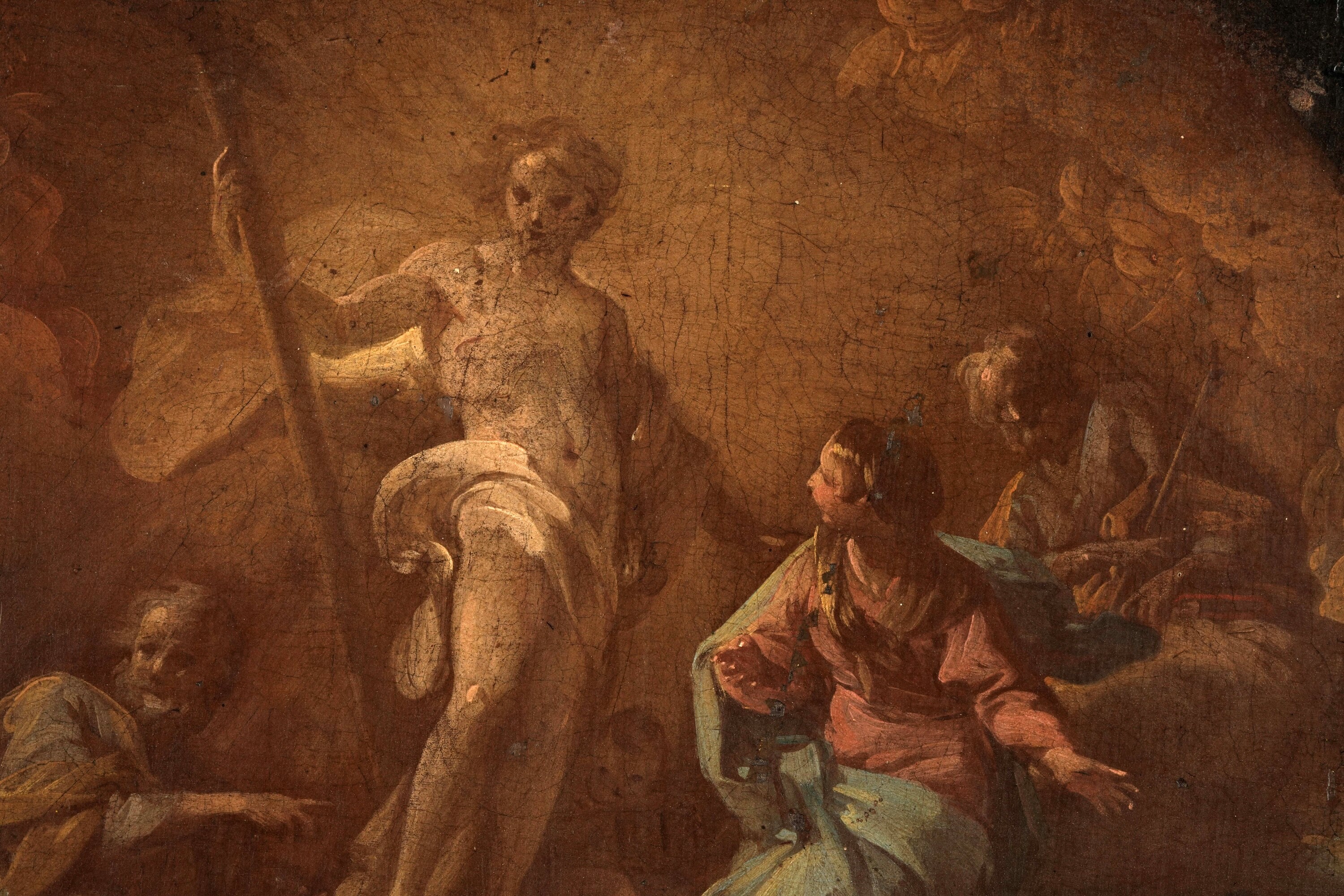 Corrado Giaquinto - Trionfo di Cristo, olio su tela