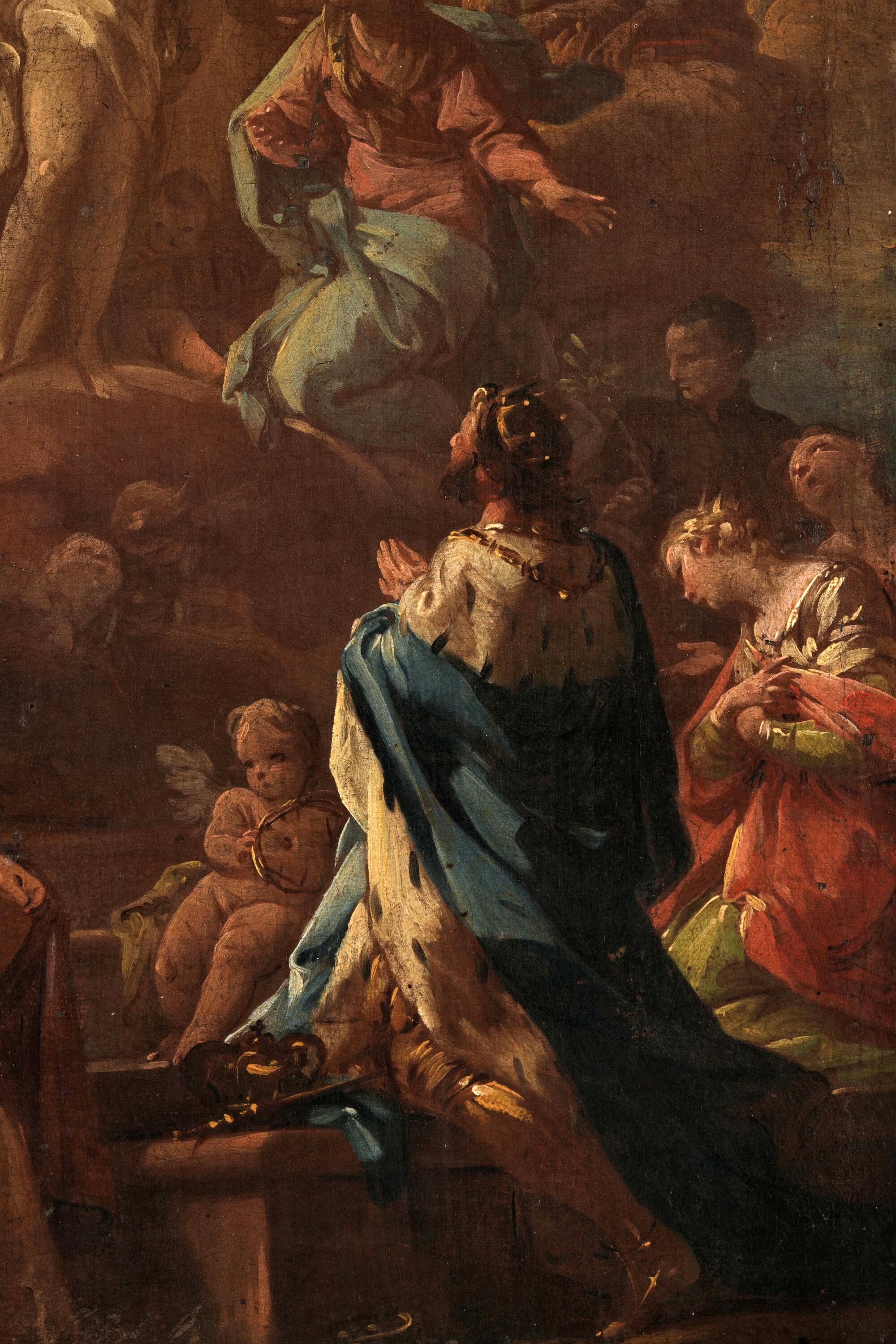 Corrado Giaquinto - Trionfo di Cristo, olio su tela