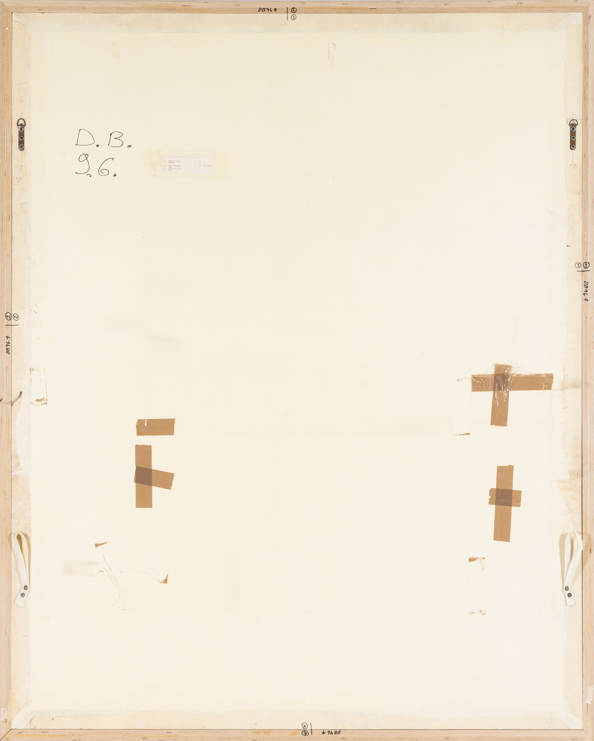 Domenico Bianchi - Untitled (Cera su vetroresina)