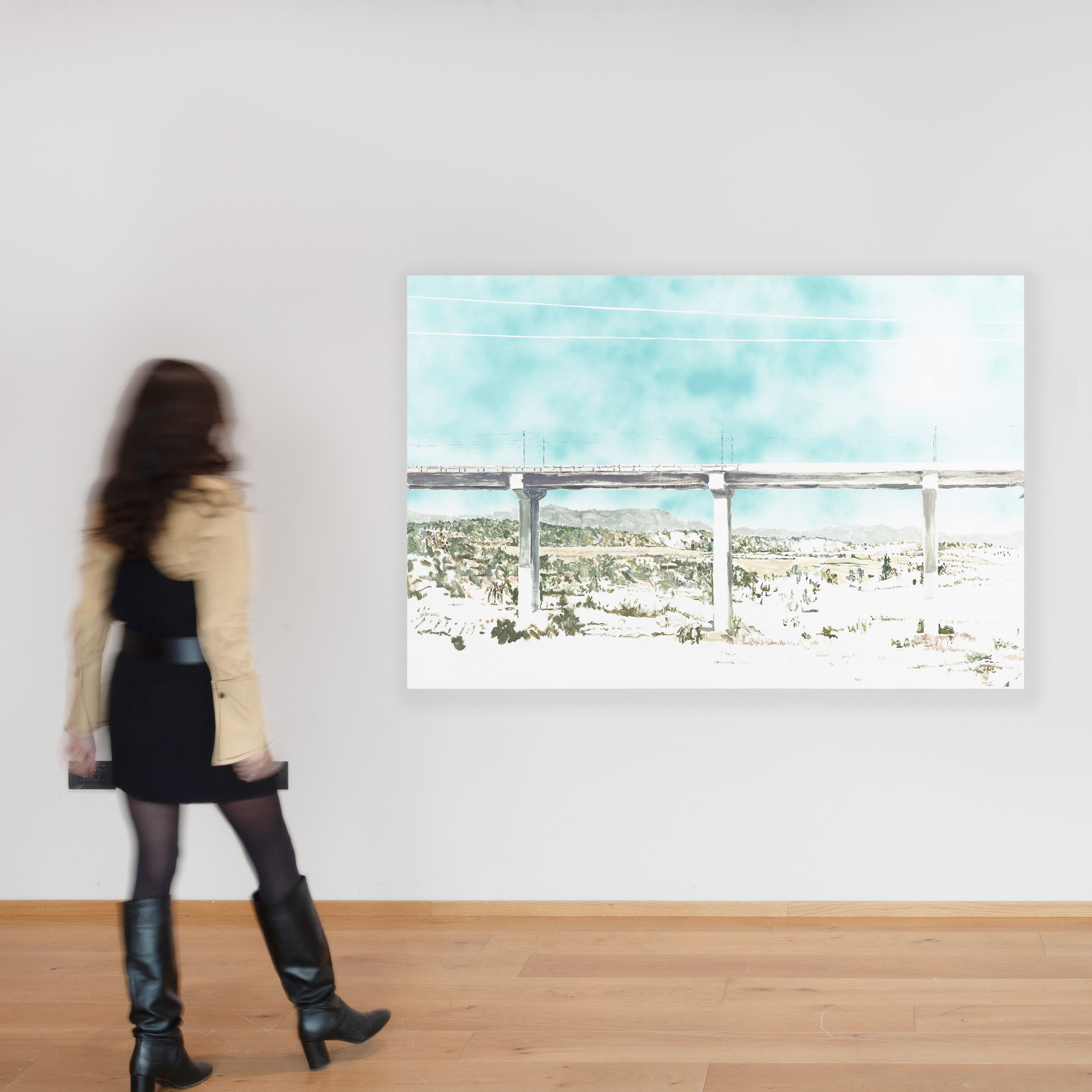 Gianluca di Pasquale - Paesaggio Andaluso, olio su tela