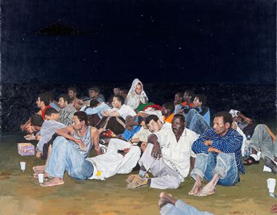 Le stelle del mare, olio su tela