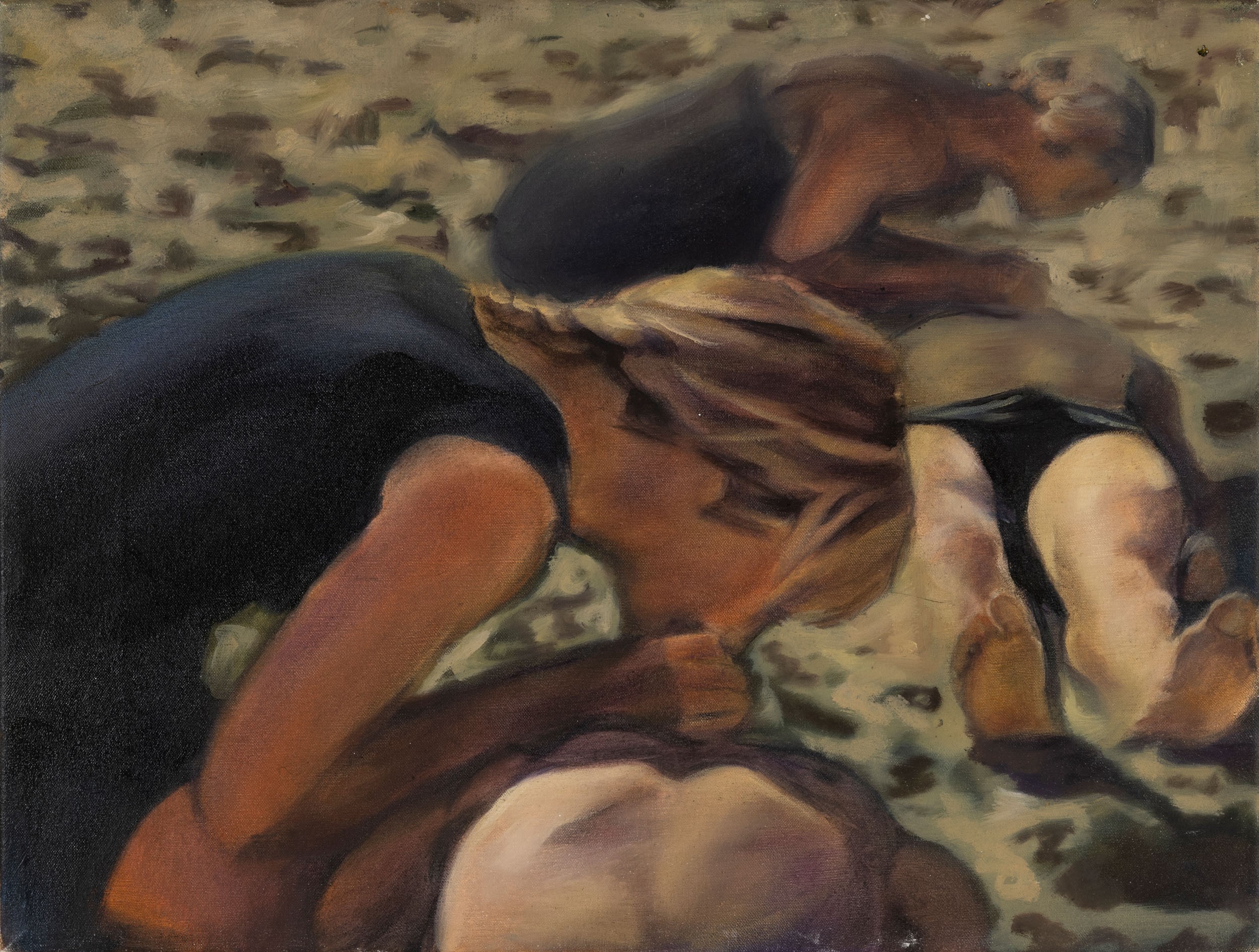 Iva Lulashi - Wiedbi - olio su tela, 2016, 40x30 cm