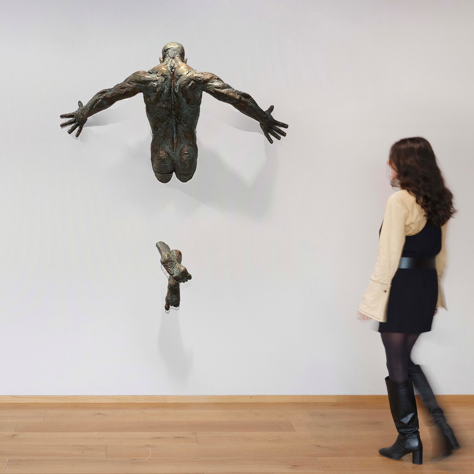 Matteo Pugliese - Dragonfly, scultura in bronzo
