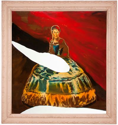 Carlina (1998), olio, resina, smalto su tela