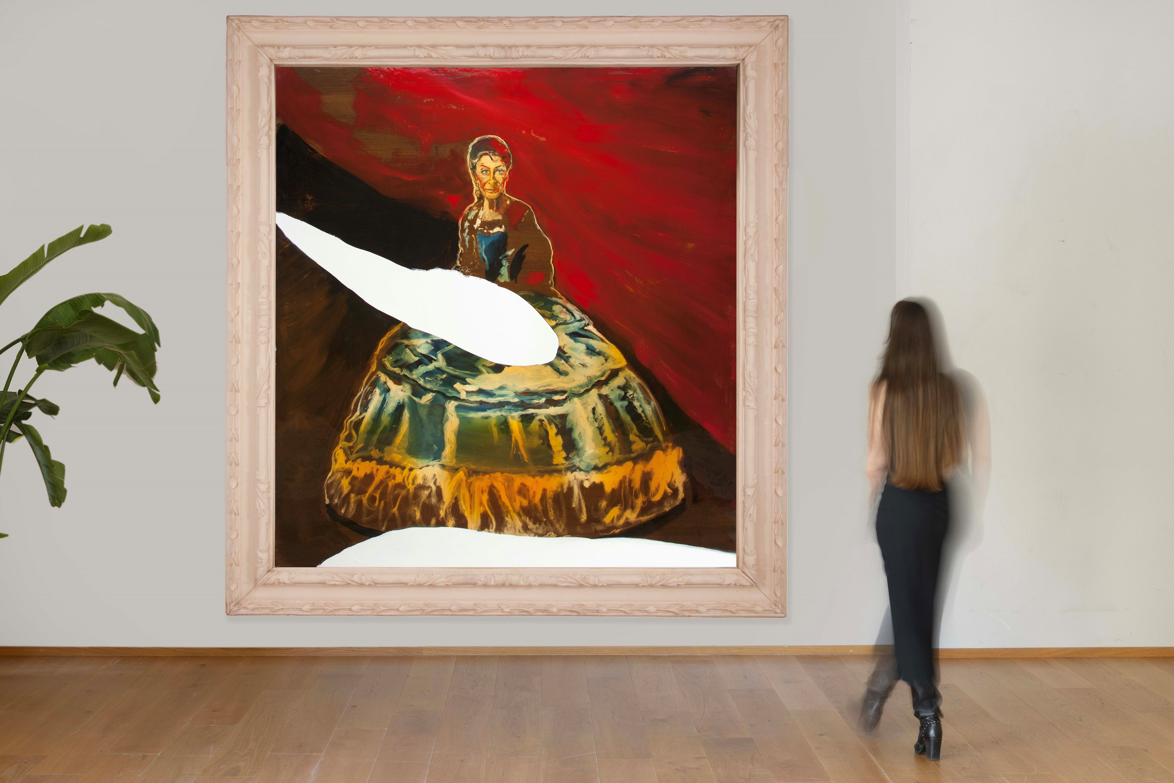 Julian Schnabel - Carlina (1998), olio, resina, smalto su tela