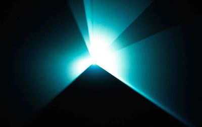 Light wave, stampa a getto d'inchiostro su tela