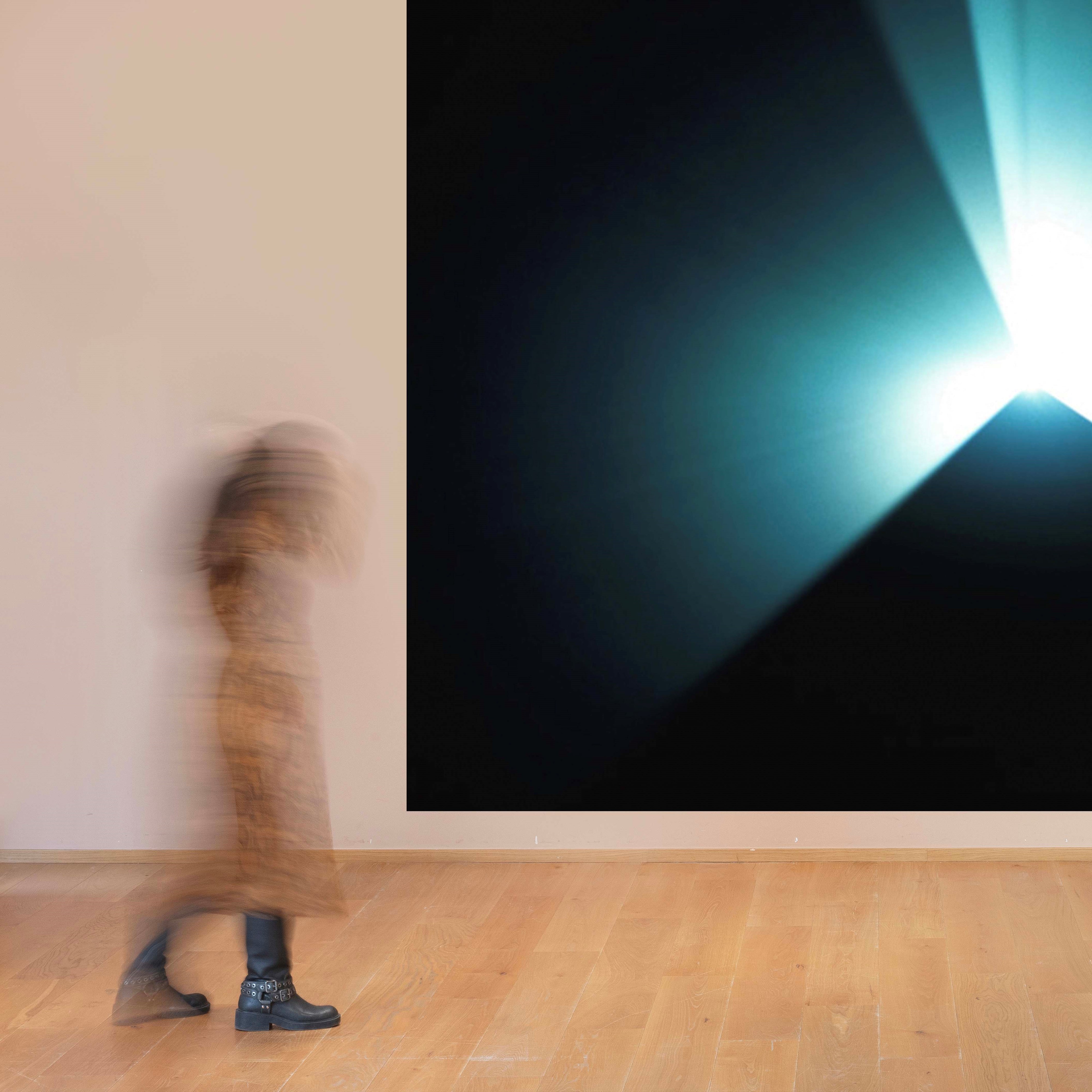 Silvio Wolf - Light wave, stampa a getto d'inchiostro su tela