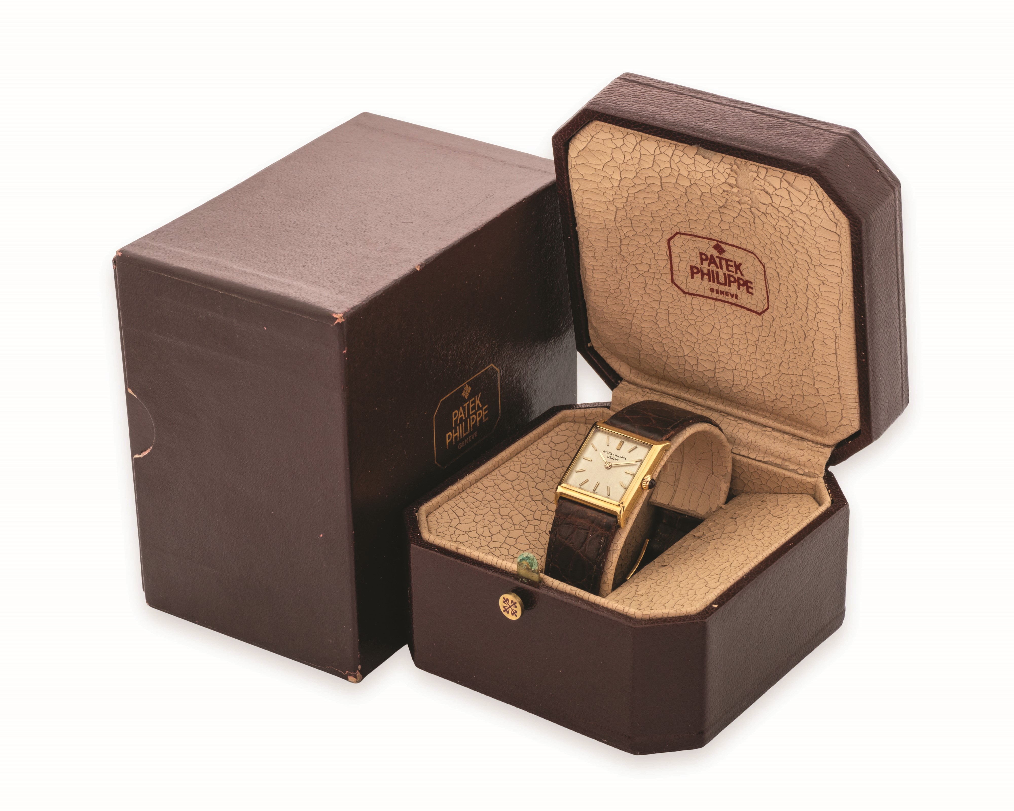 Patek Philippe - Carrè Ref. 3315, Orologio in oro giallo 18k con quadrante Champagne, circa 1960