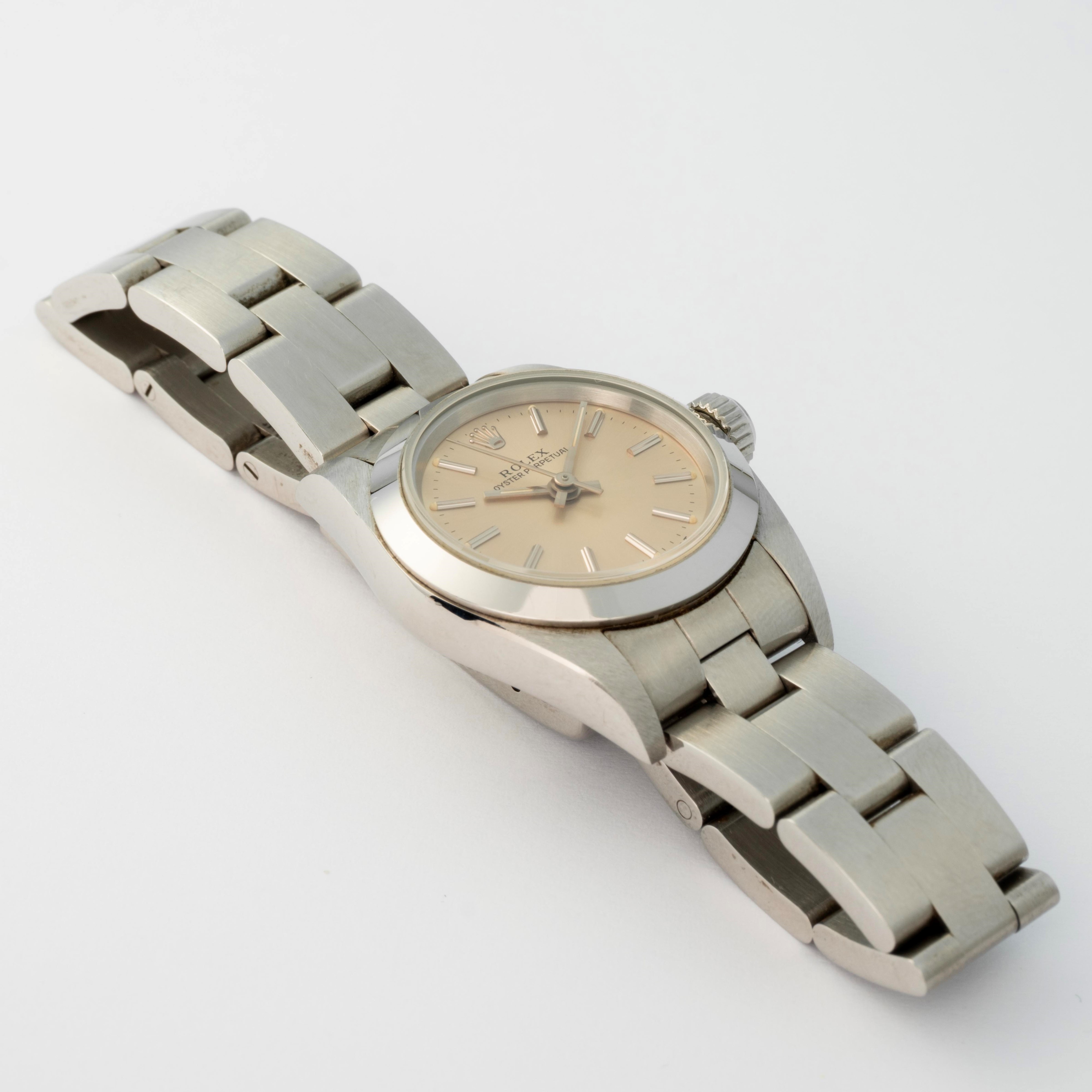 Rolex - Oyster Perpetual Lady ref. 67180, acciaio, circa 1993