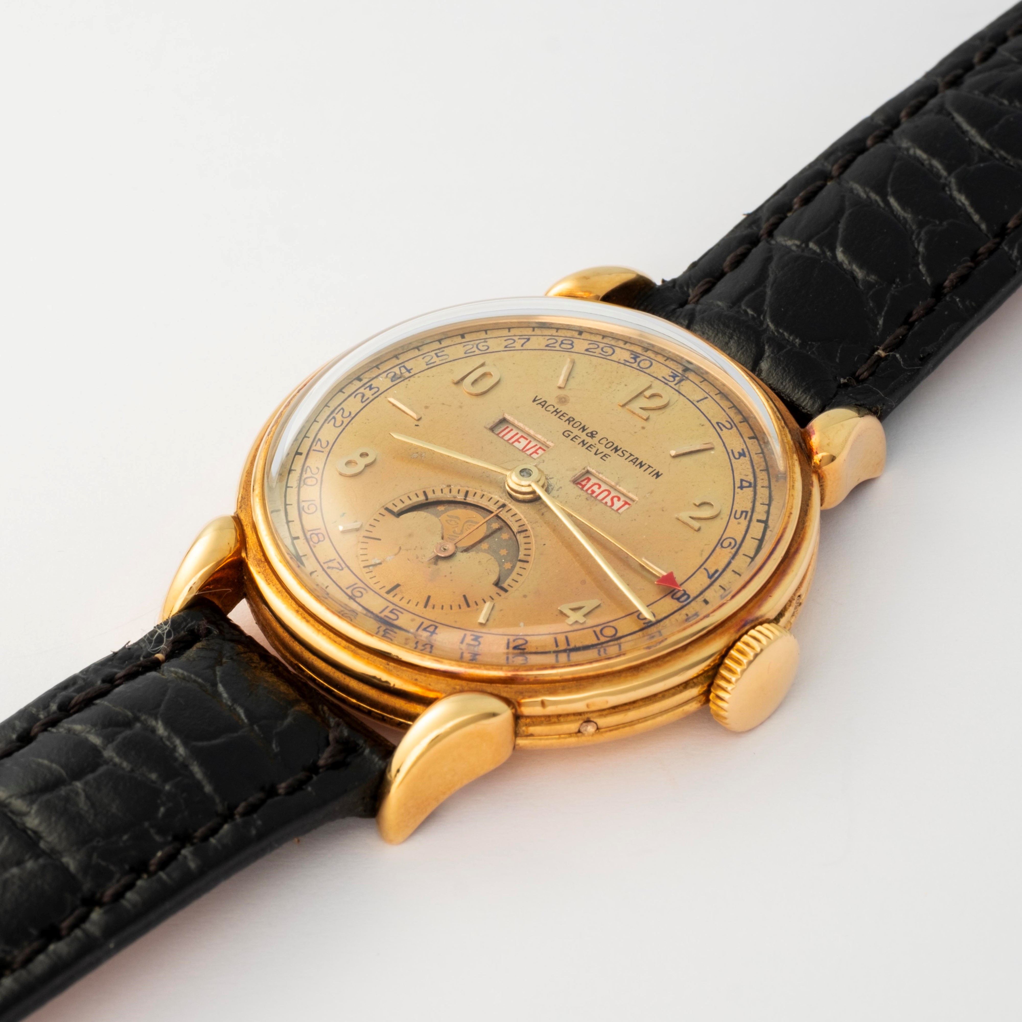 Vacheron & Constantin - Triplo calendario con indicazione delle fasi lunari, referenza 4240L, cir...