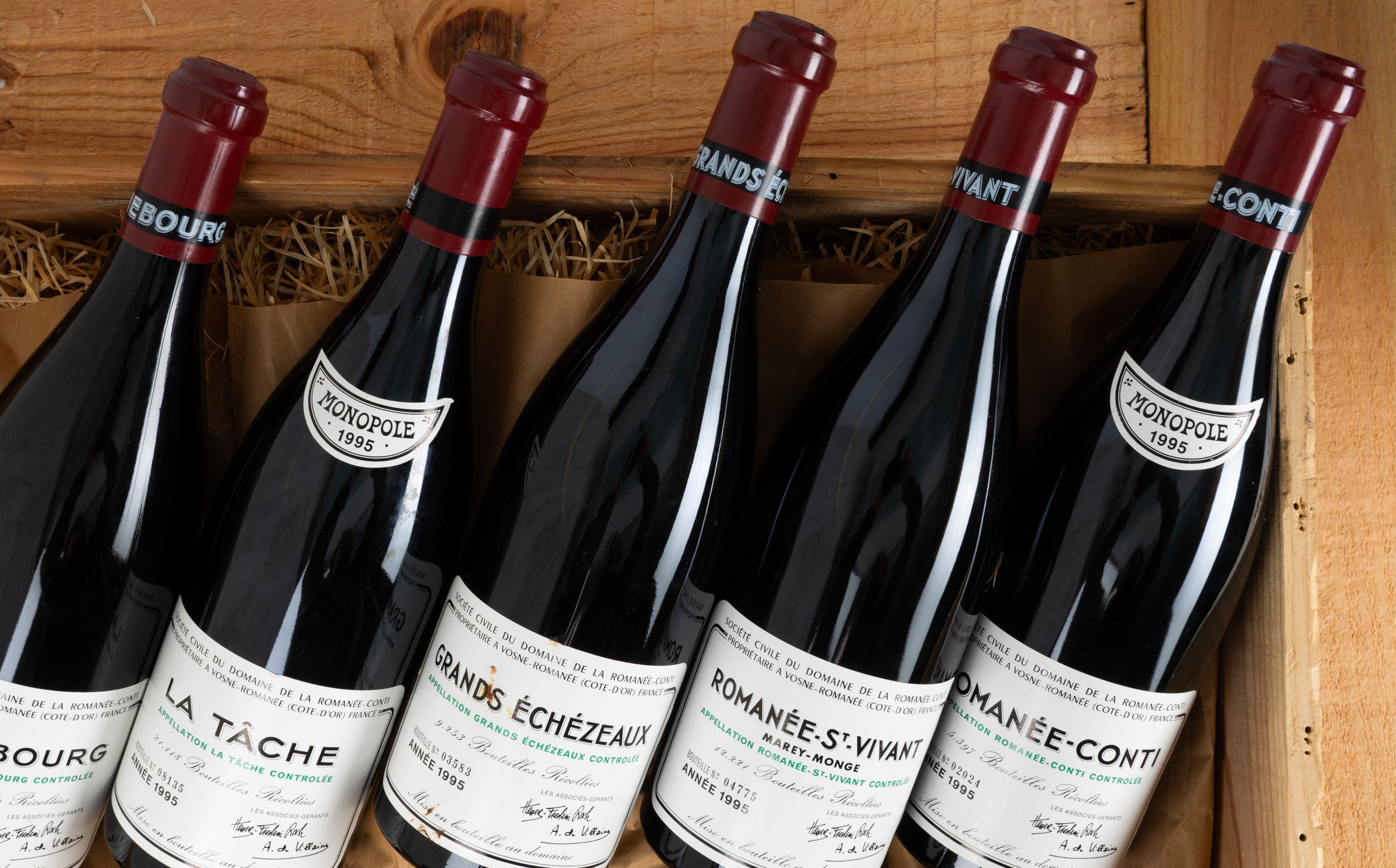 Domaine de La Romanee Conti, Romanee Conti 1995, bottiglia n°02024