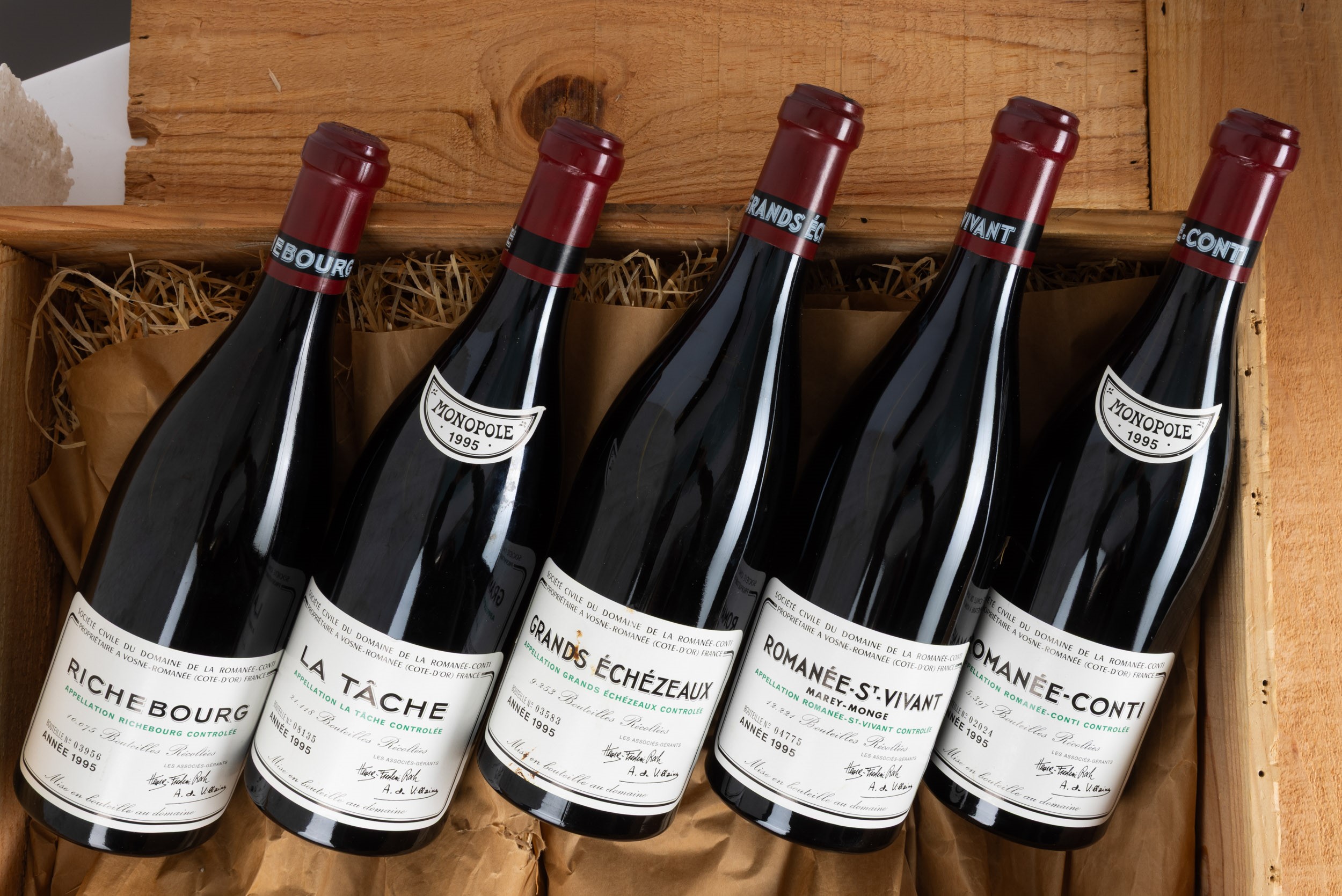 Domaine de La Romanee Conti, Romanee Conti 1995, bottiglia n°02024