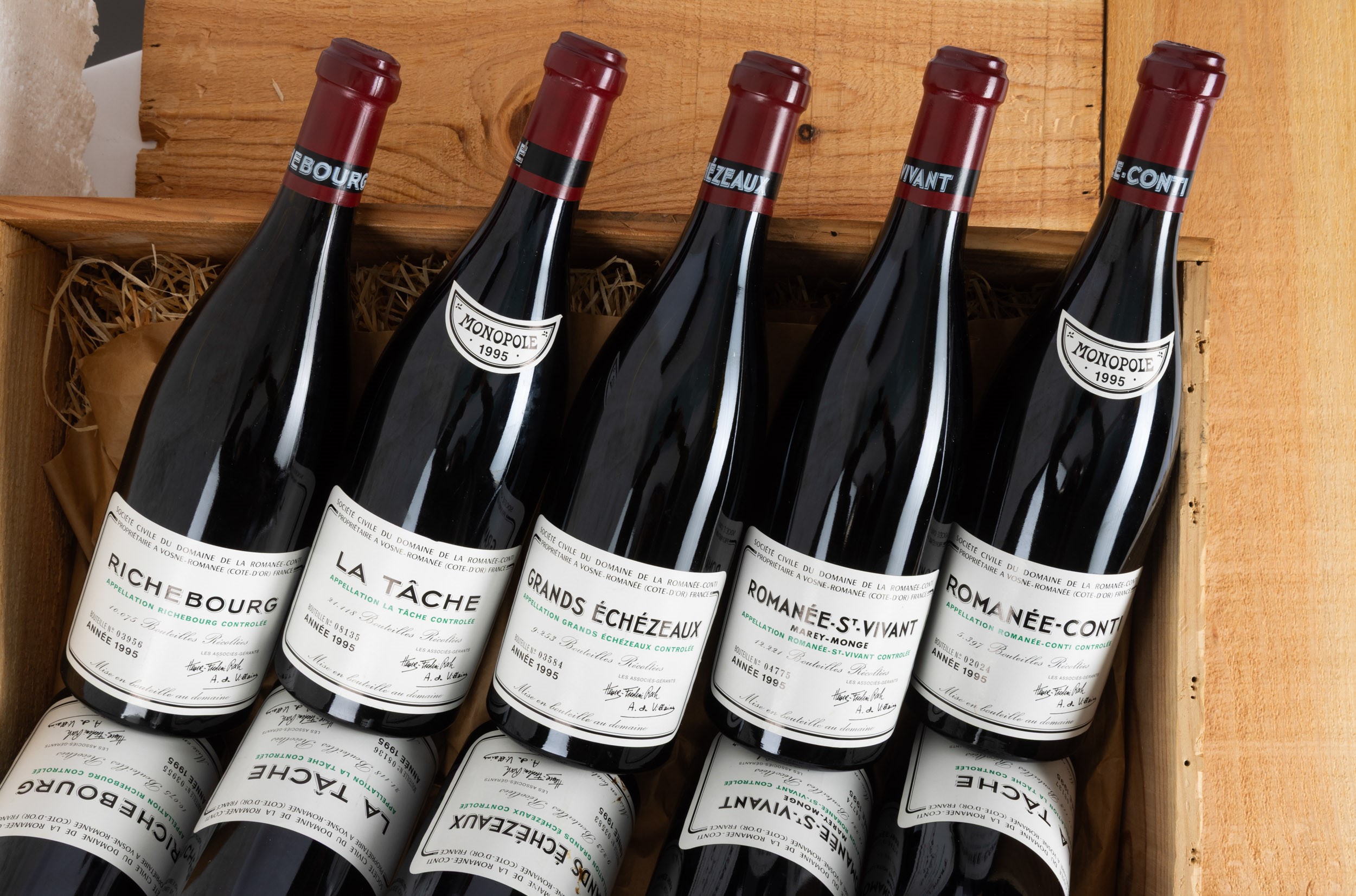 Domaine de La Romanee Conti, Romanee Conti 1995, bottiglia n°02024