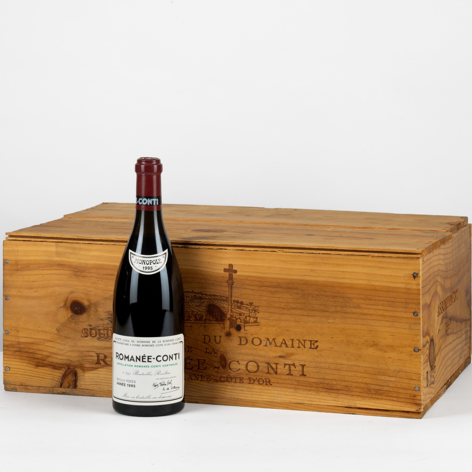 Domaine de La Romanee Conti, Romanee Conti 1995, bottiglia n°02024