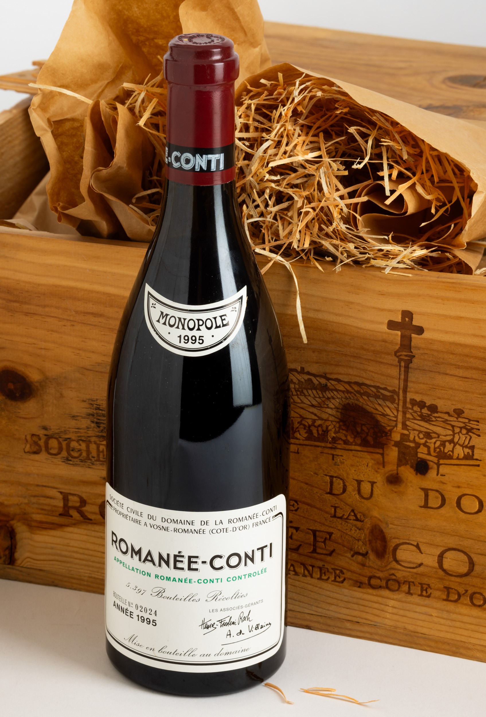 Domaine de La Romanee Conti, Romanee Conti 1995, bottiglia n°02024