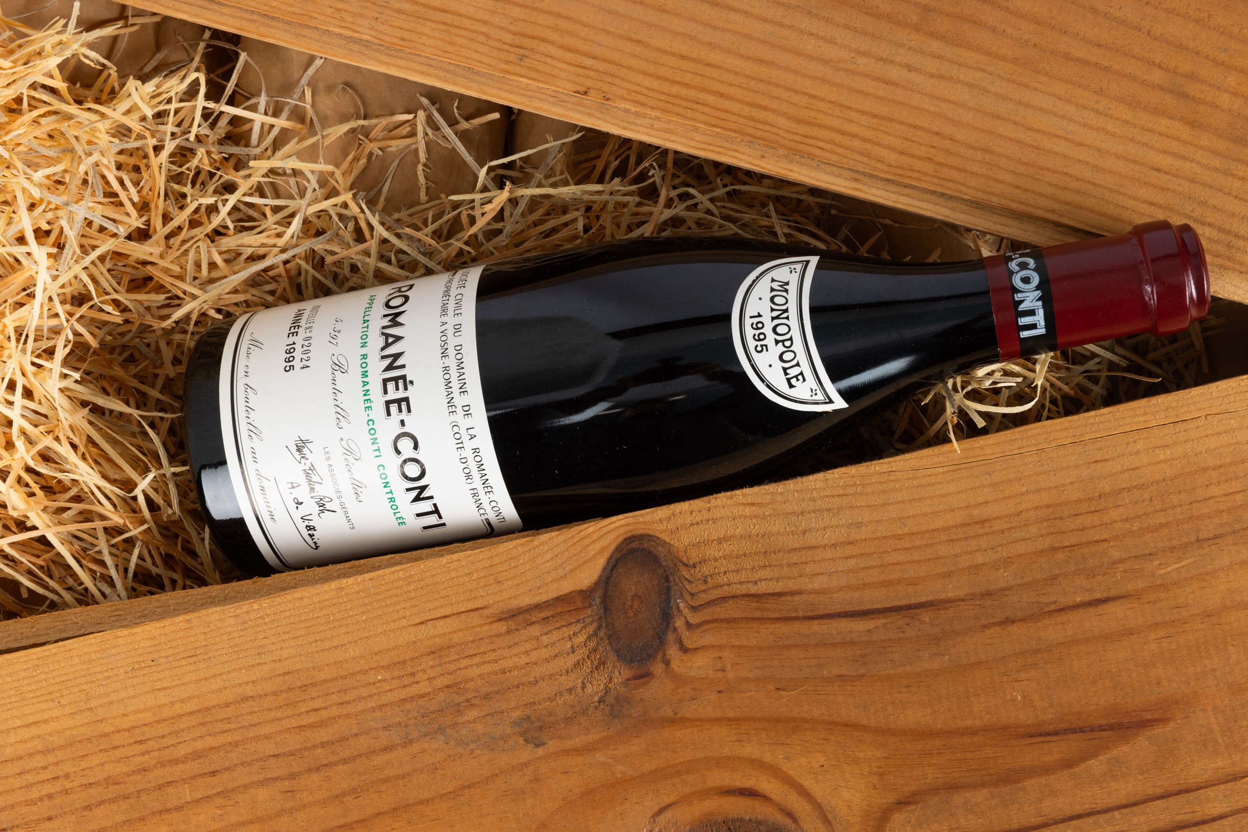 Domaine de La Romanee Conti, Romanee Conti 1995, bottiglia n°02024