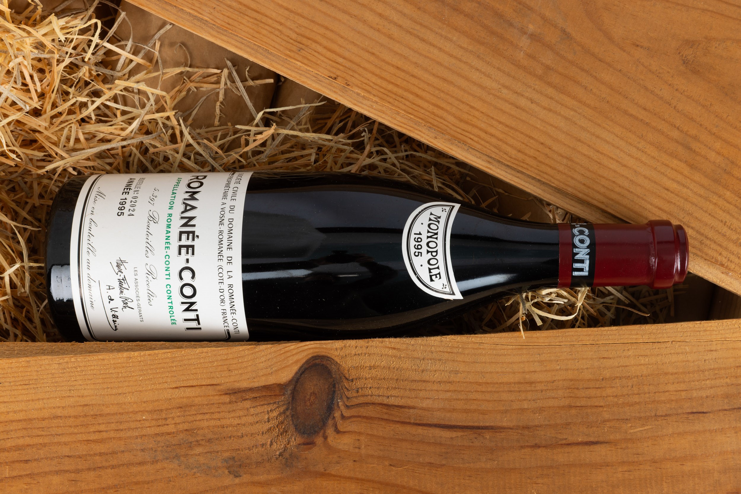 Domaine de La Romanee Conti, Romanee Conti 1995, bottiglia n°02024
