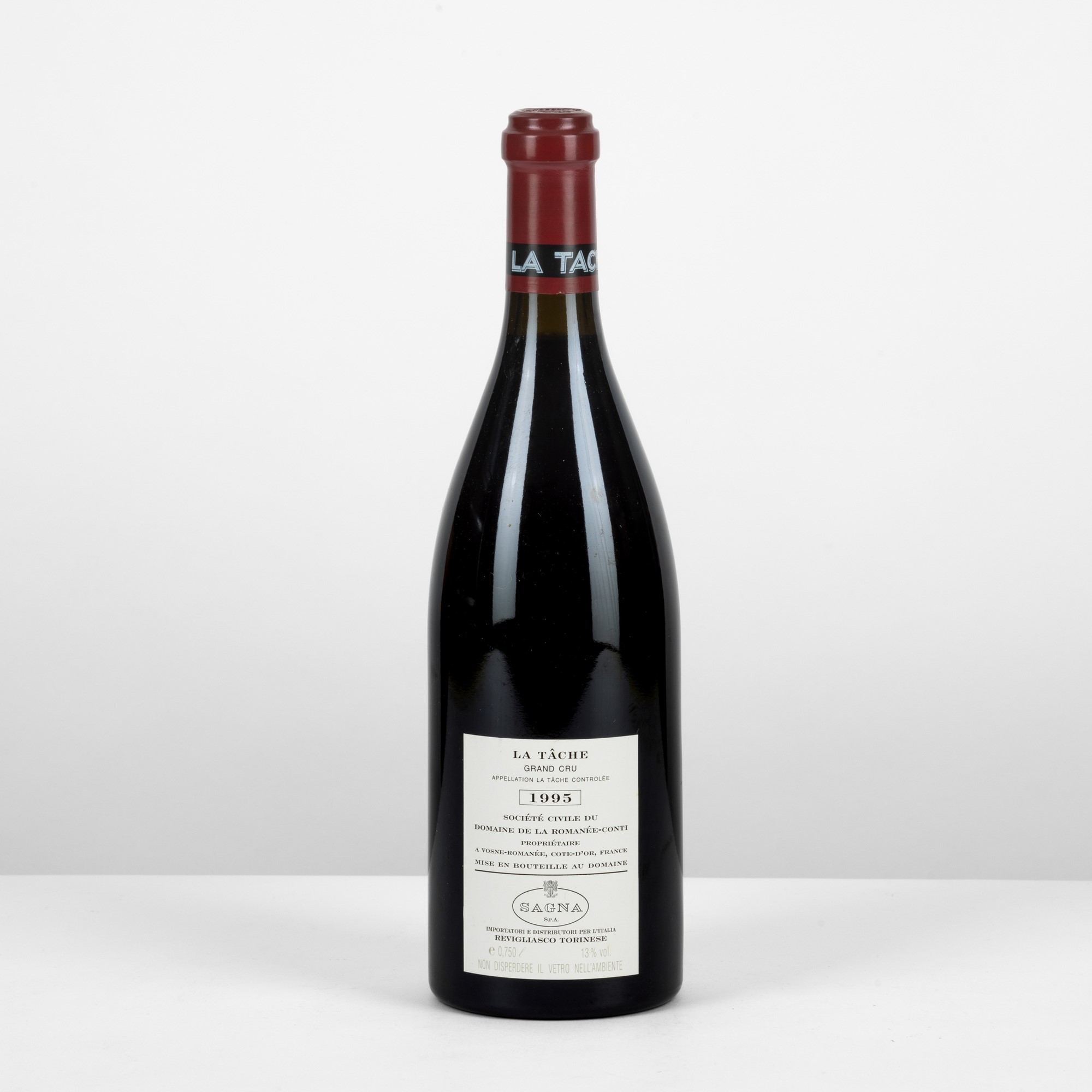 Domaine de La Romanee Conti, La Tache 1995, bottiglia n°08135