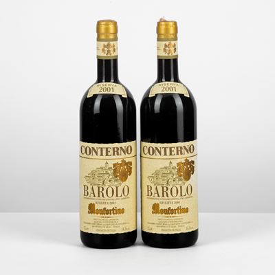 Conterno Monfortino, Barolo Riserva 2001, 2 bottiglie da 75cl