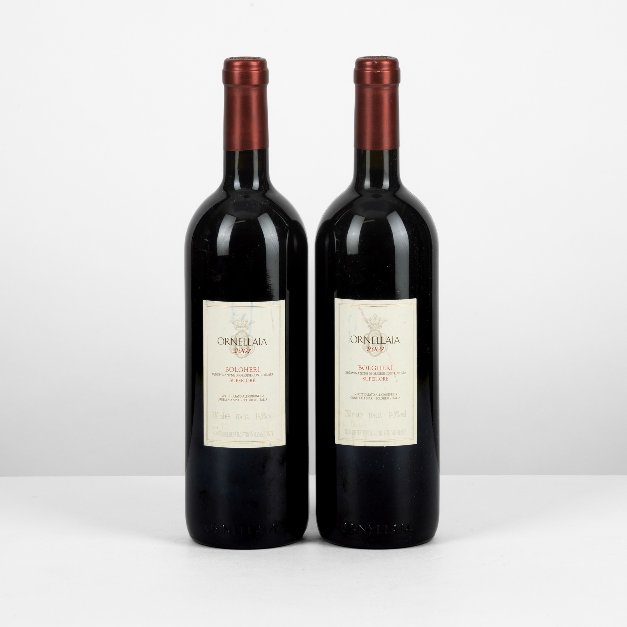 Tenuta Dell' Ornellaia, Ornellaia 2001, 2 bottiglie da 75 cl