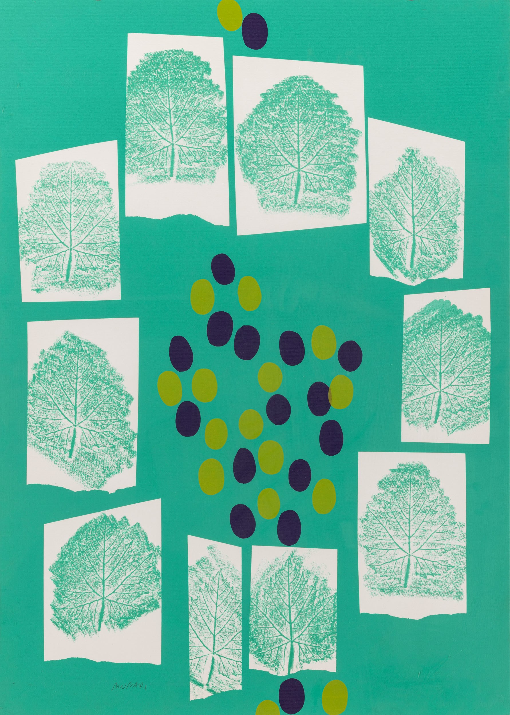 Bruno Munari - Senza titolo, litografia