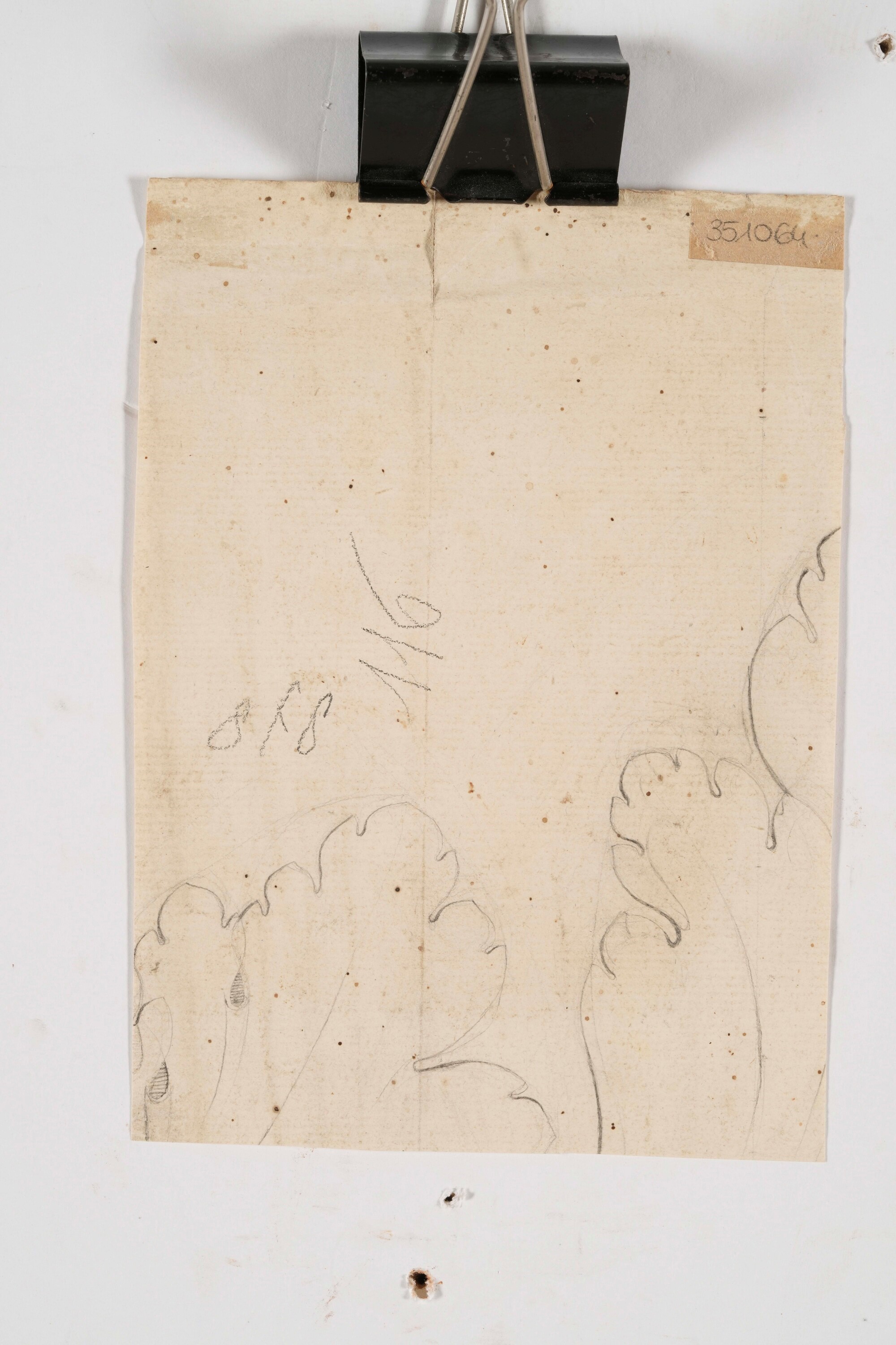 Pier Francesco Gianoli - Testa di giovane uomo con turbante, matita rossa su carta