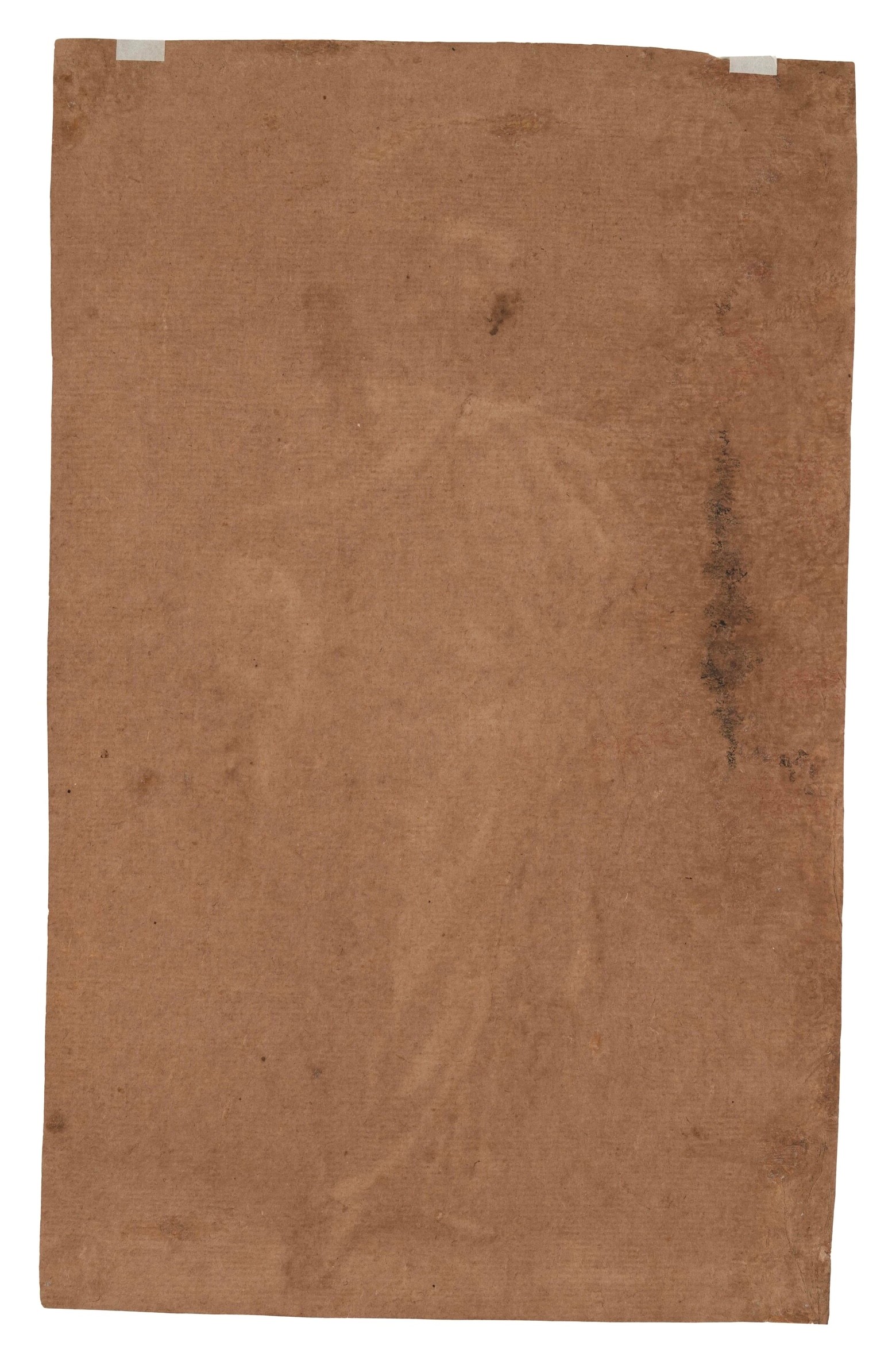 Sigismondo Caula - Salvator Mundi, matita nera, penna, inchiostro bruno, acquerello e biacca su c...