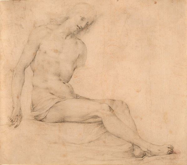 Scuola toscana dell'inizio del XVI secolo Cristo deposto