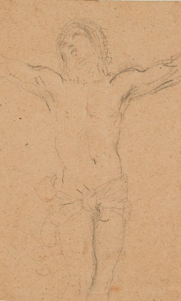 Scuola bolognese del XVII secolo Cristo crocifisso