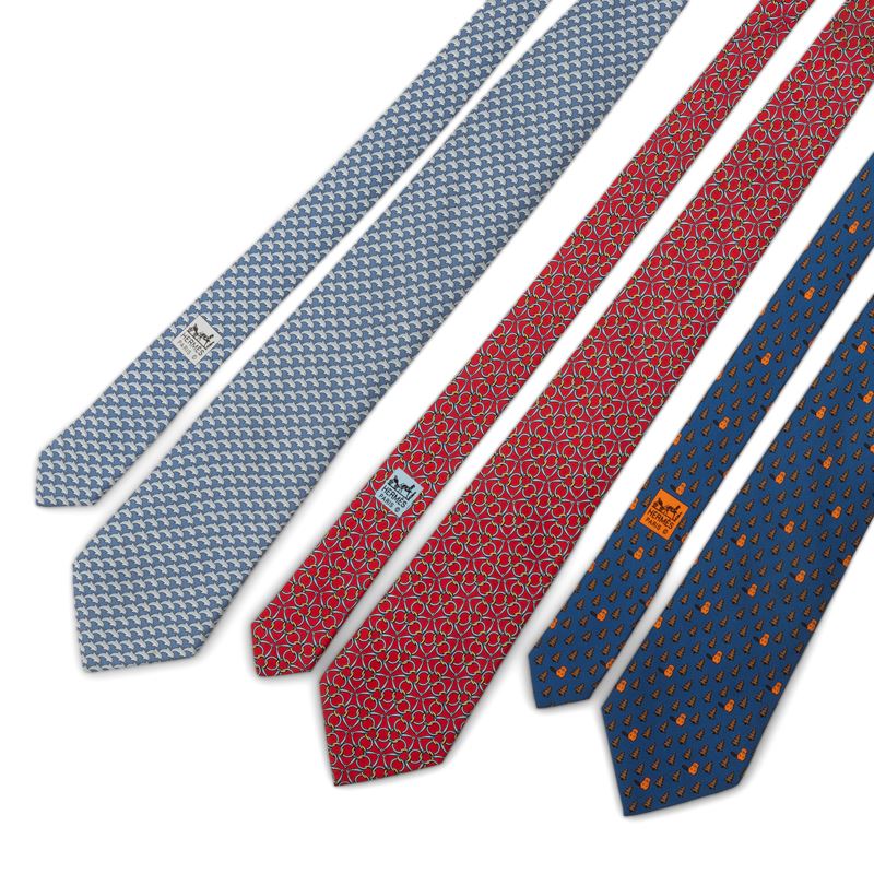 Hermès, Tre cravatte  - Auction Fashion Vintage - Cambi Casa d'Aste