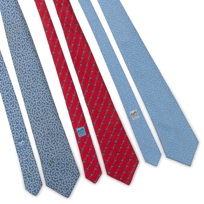 Hermès, Tre cravatte  - Auction Fashion Vintage - Cambi Casa d'Aste