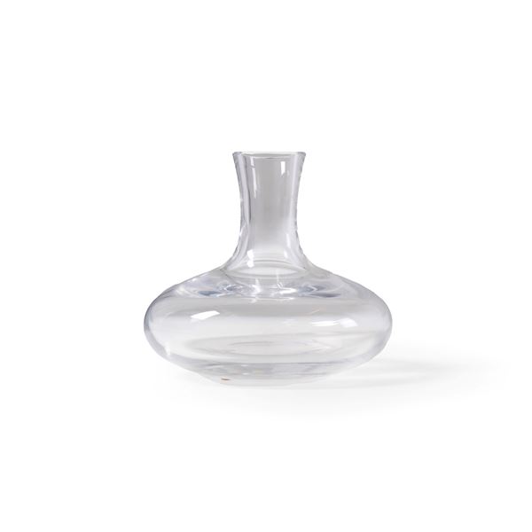 Decanter. Francia, Manifattura Baccarat, XX secolo.