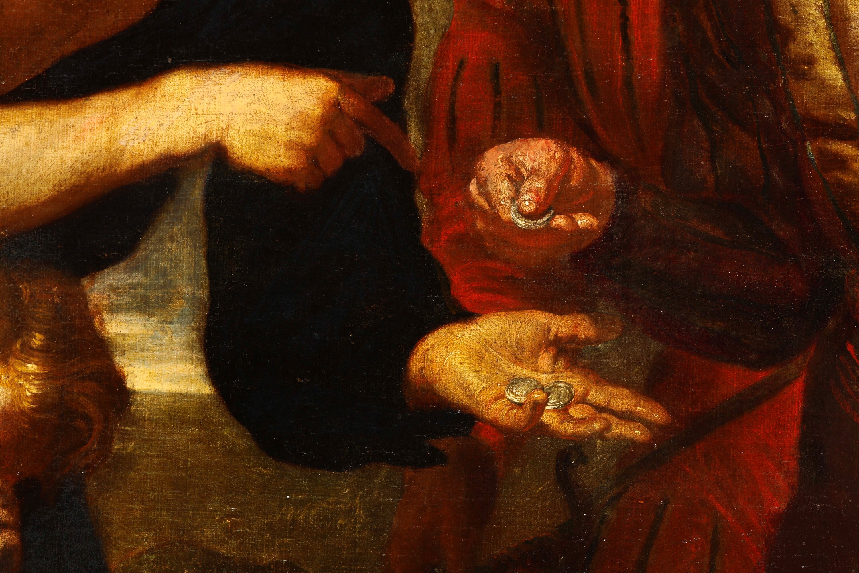 Luca Saltarello - Giuseppe venduto dai fratelli, olio su tela