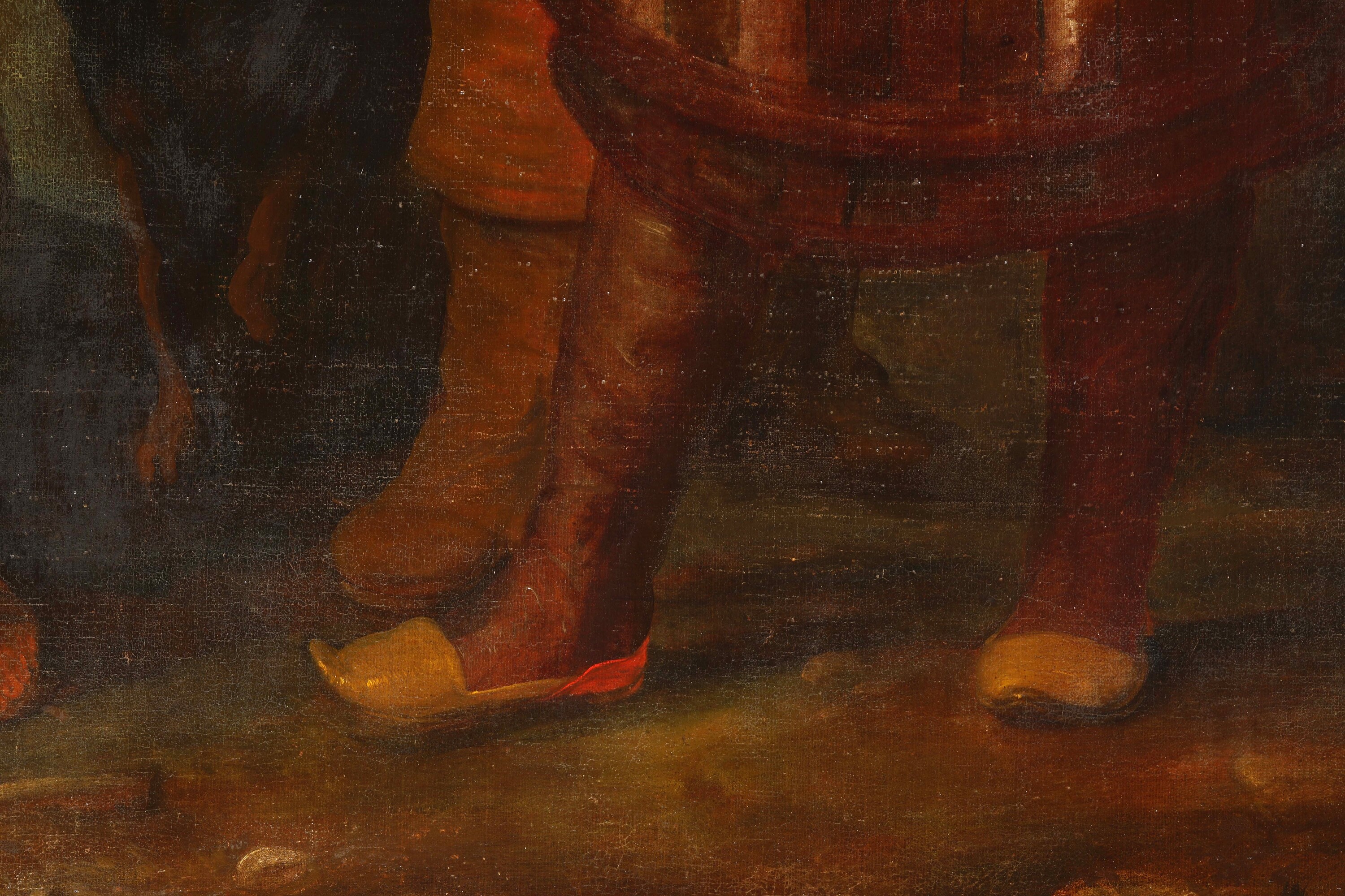 Luca Saltarello - Giuseppe venduto dai fratelli, olio su tela
