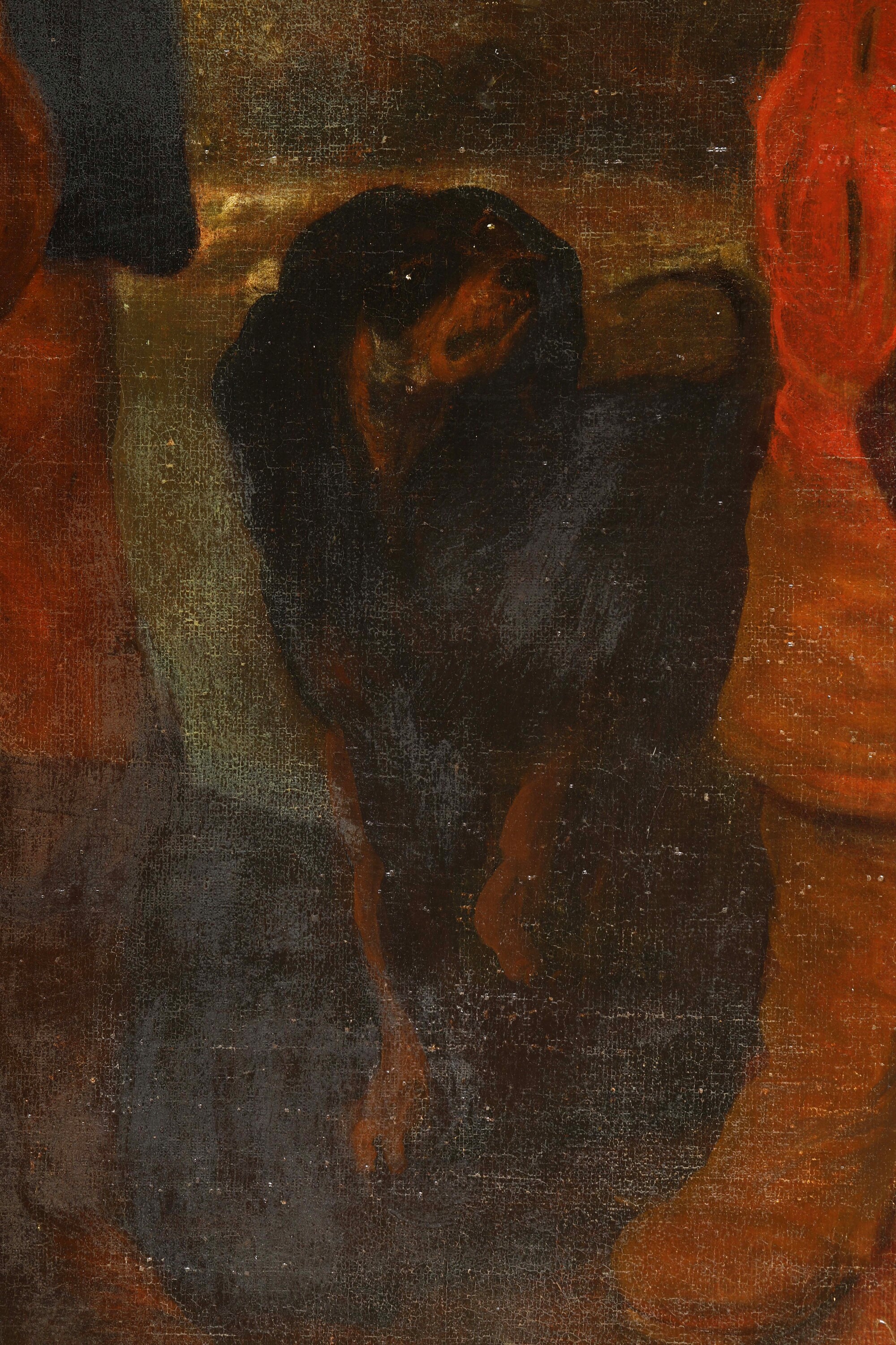 Luca Saltarello - Giuseppe venduto dai fratelli, olio su tela