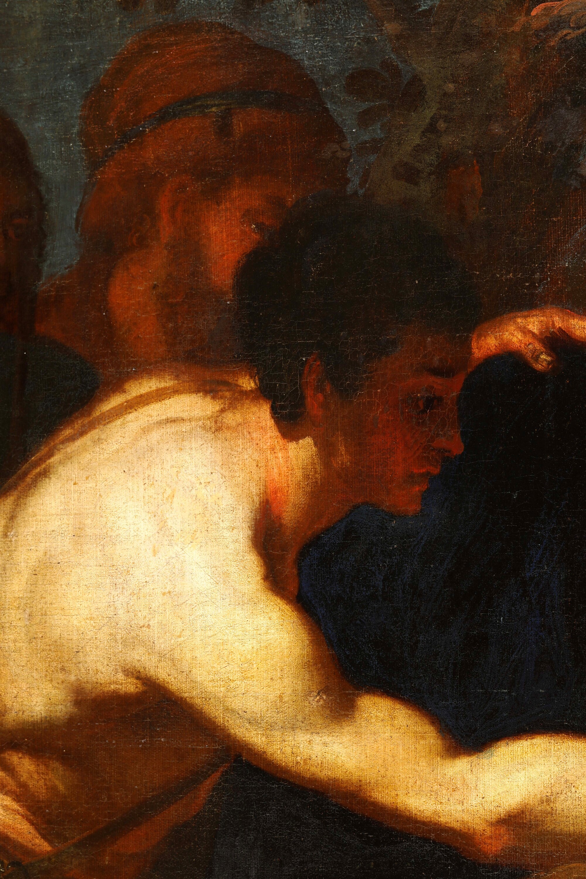 Luca Saltarello - Giuseppe venduto dai fratelli, olio su tela
