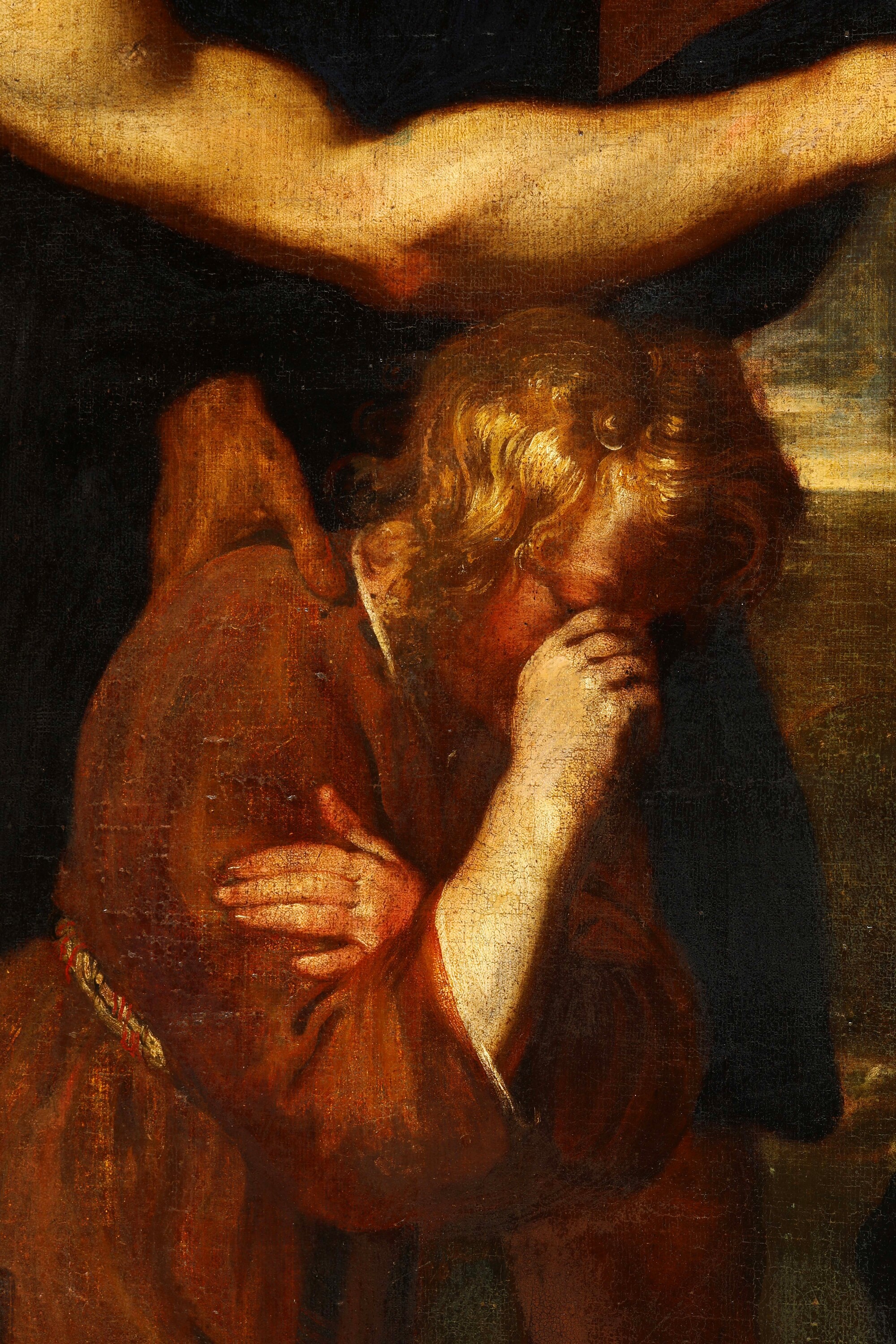 Luca Saltarello - Giuseppe venduto dai fratelli, olio su tela
