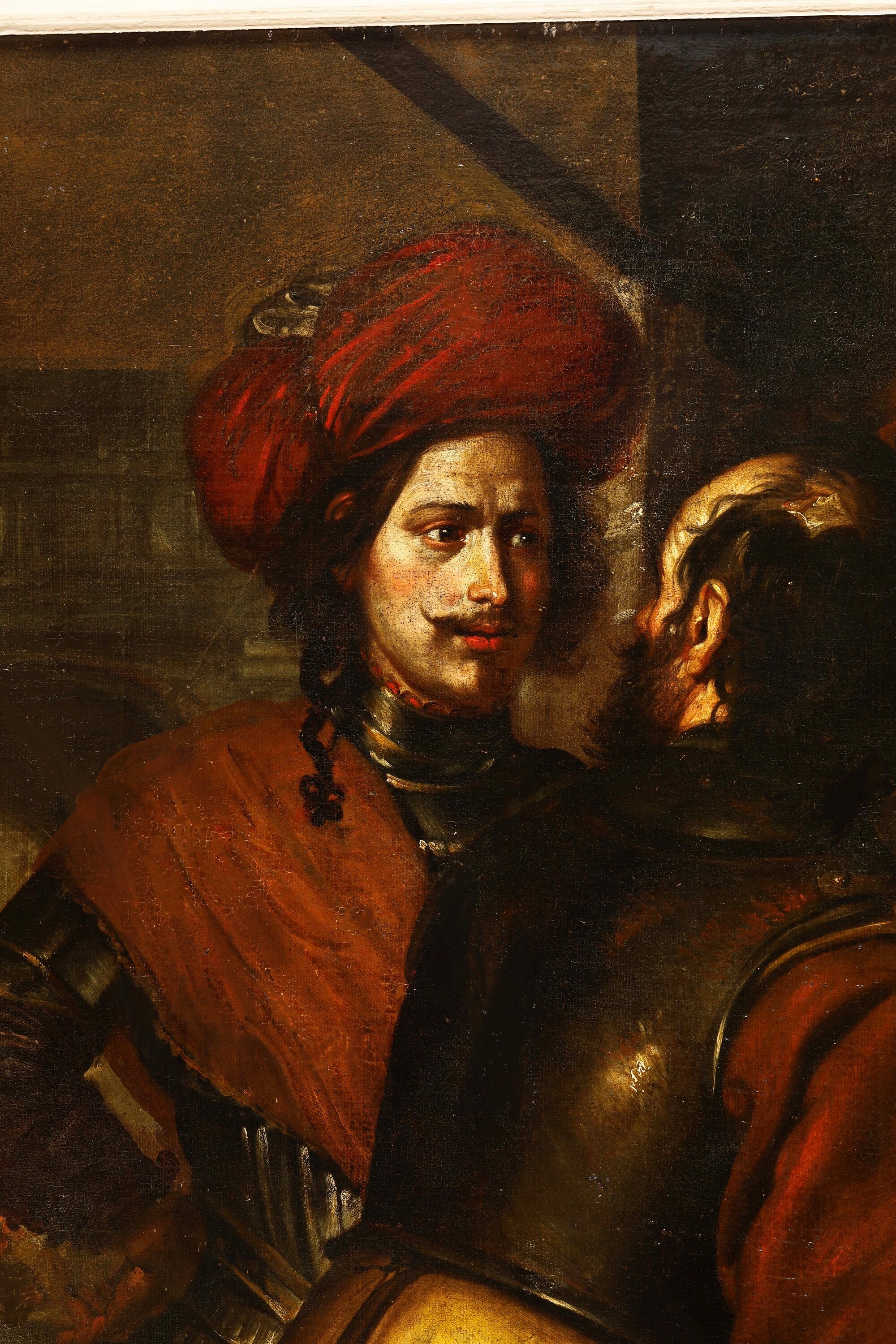 Luca Saltarello - Giuseppe incarcerato, olio su tela