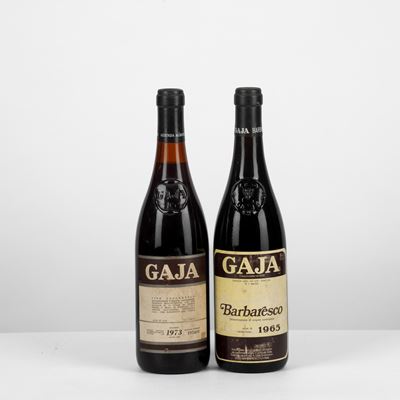 Gaja, Barbaresco 1965 e 1973, 2 bottiglie 75cl