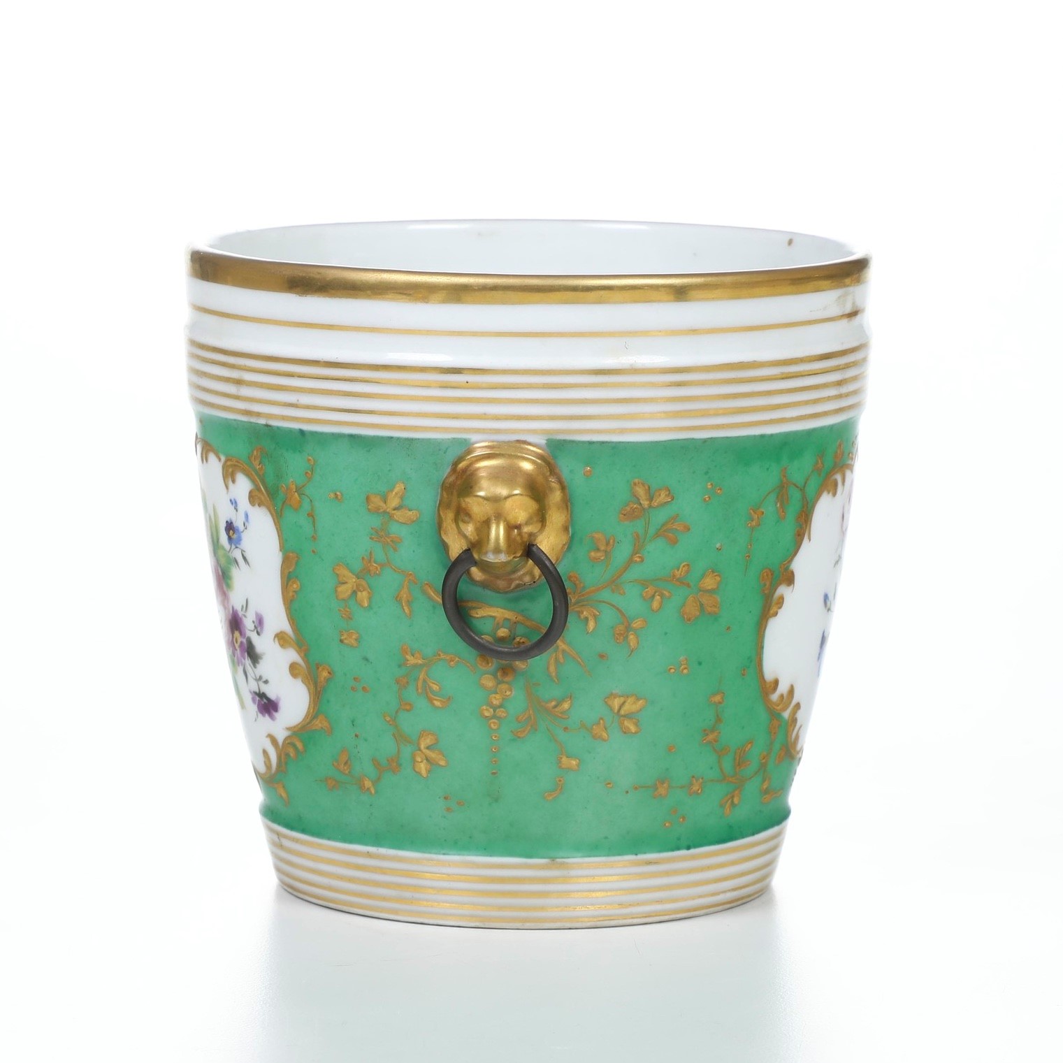 Piccolo cachepot, Porcellana, Francia, XIX secolo