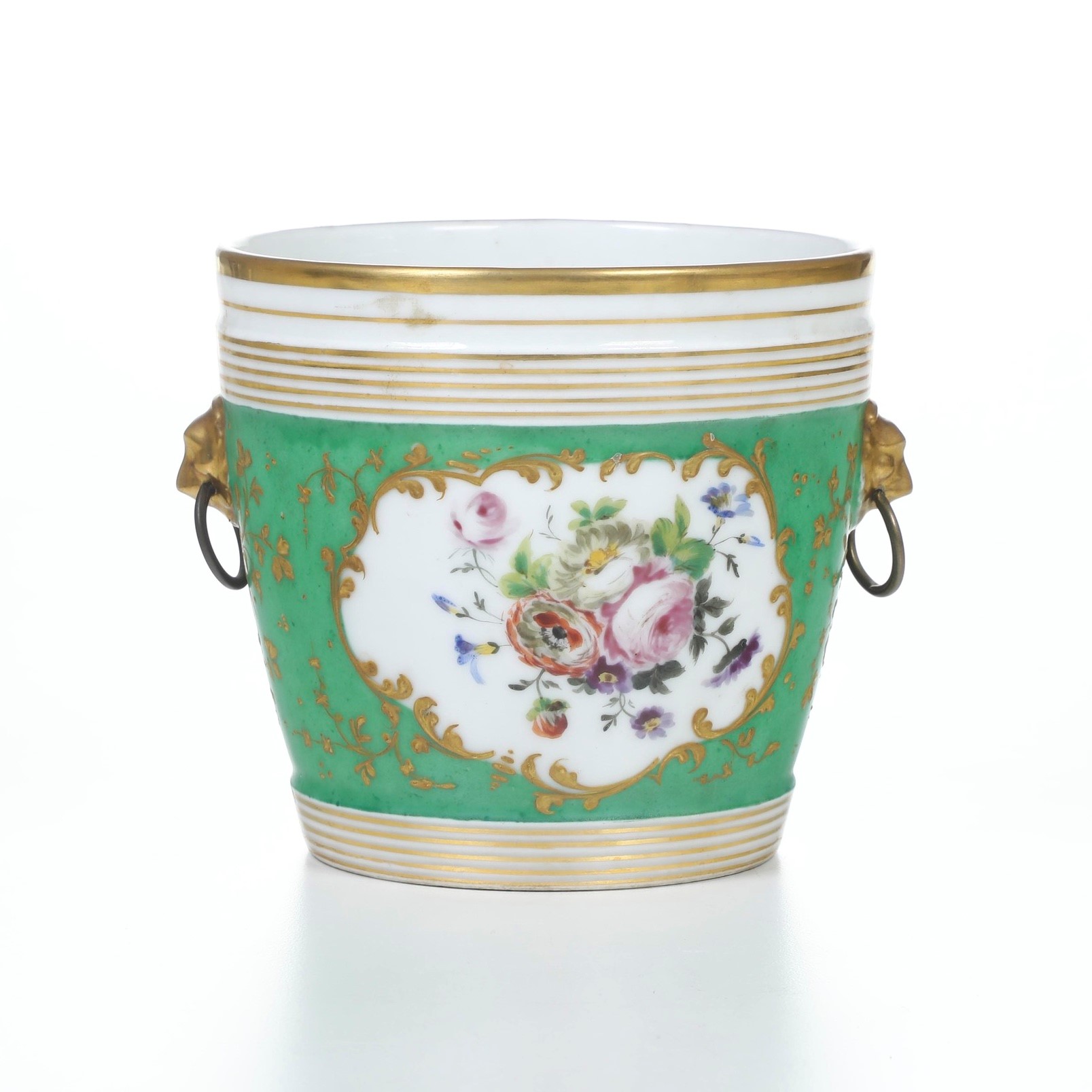 Piccolo cachepot, Porcellana, Francia, XIX secolo