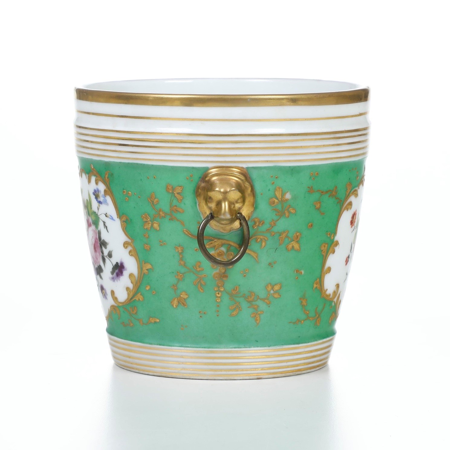 Piccolo cachepot, Porcellana, Francia, XIX secolo
