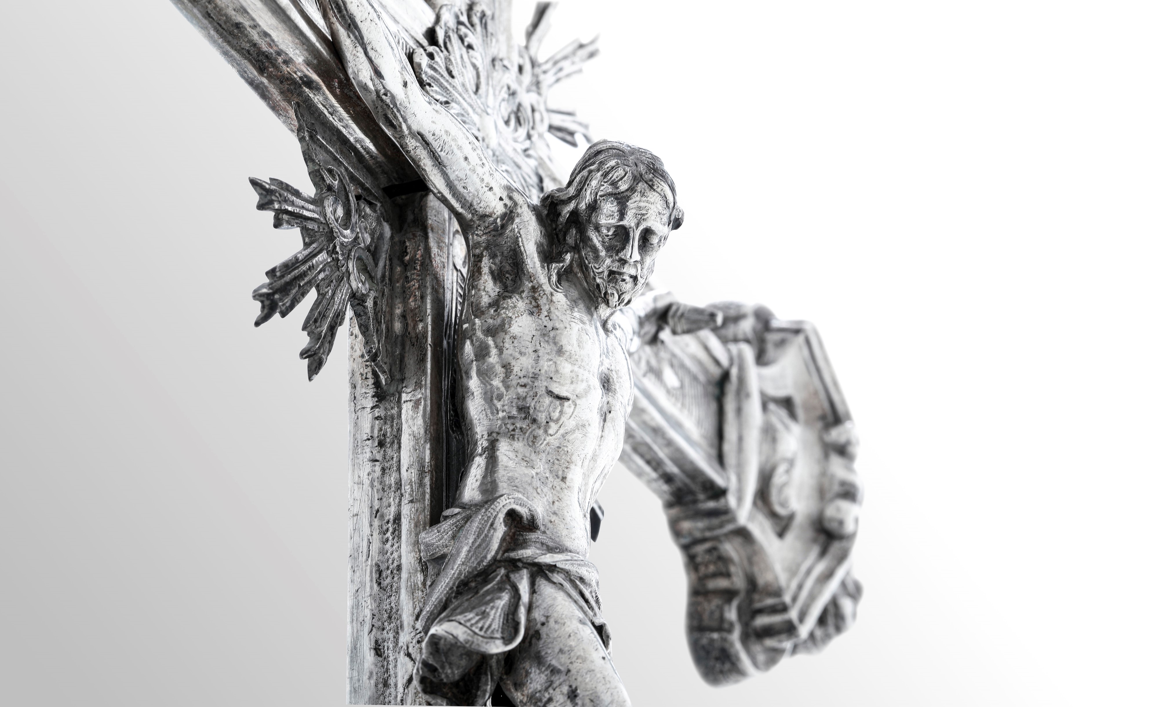 Croce Astile. Oreficeria Barocca Italiana (napoli?) del XVIII Secolo