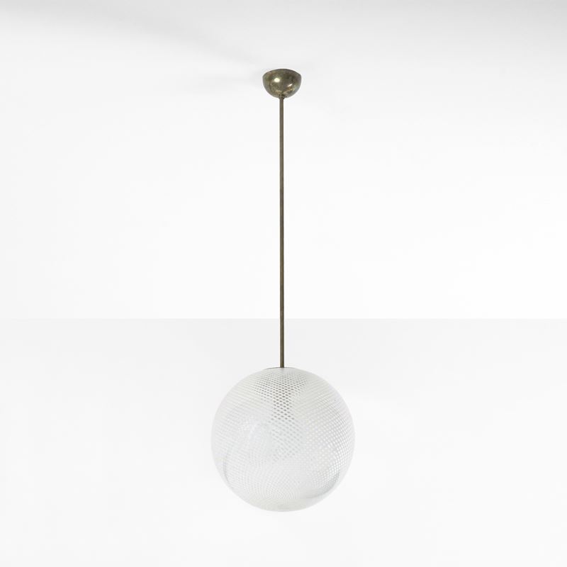 Ludovico Diaz De Santillana : Lampada a sospensione  - Asta Design Lab - Cambi Casa d'Aste